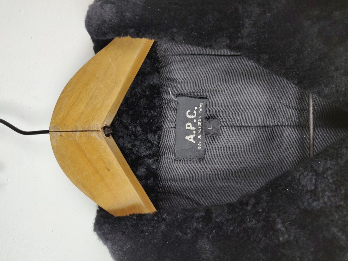 APC Wax Double Breast Jacket Long Coat - 8