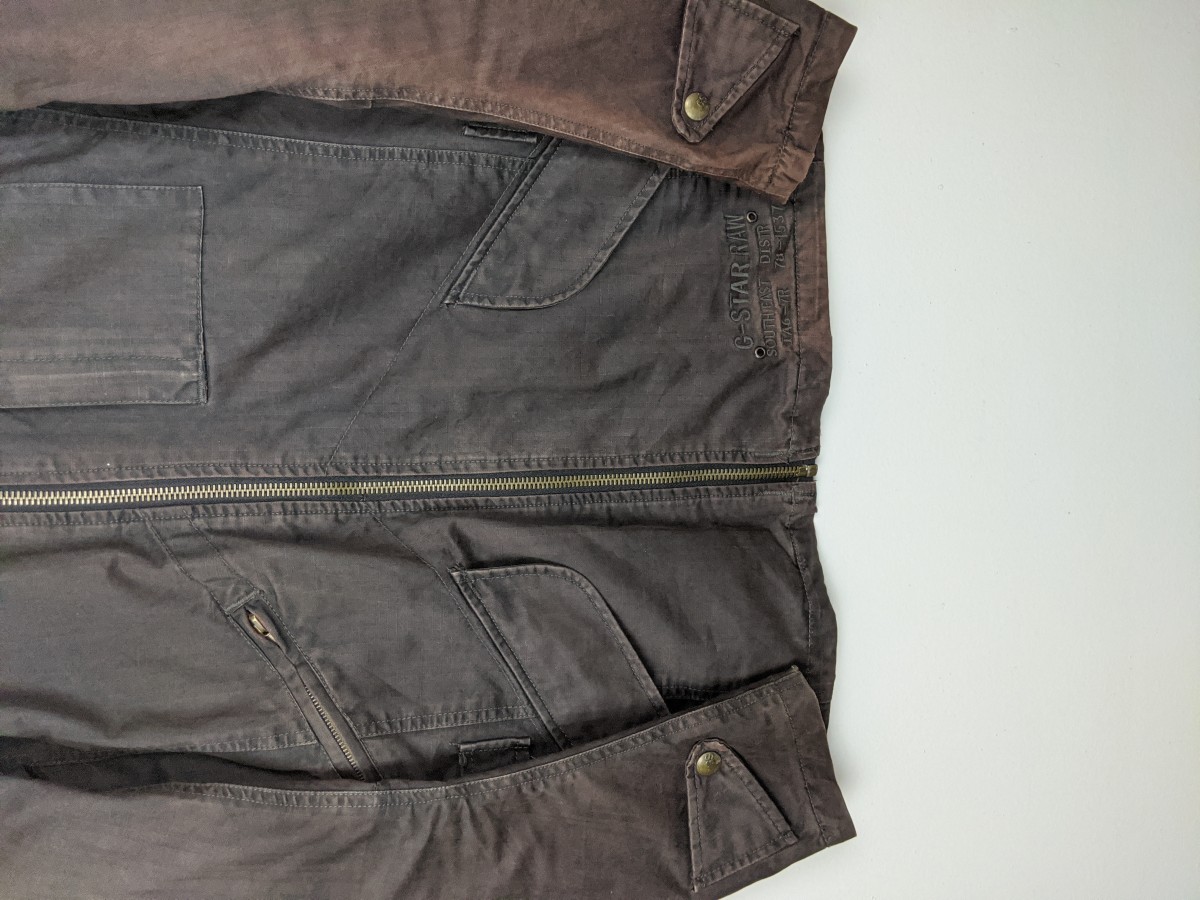 Gstar - Discoloration Casual Zipper Jacket Outerwear - 3