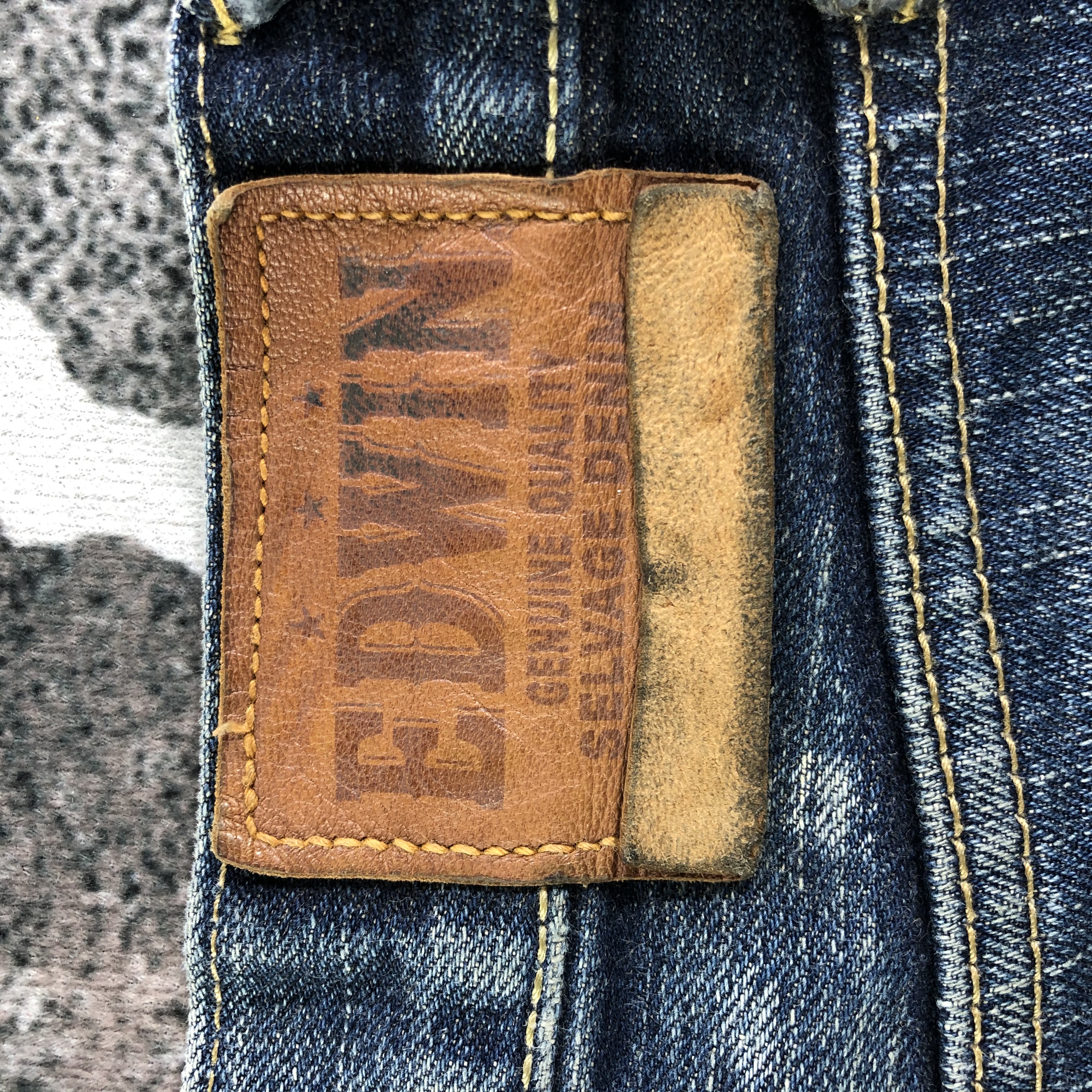 Edwin - Vintage Edwin Selvedge Jeans Faded Blue Denim KJ2287 - 6