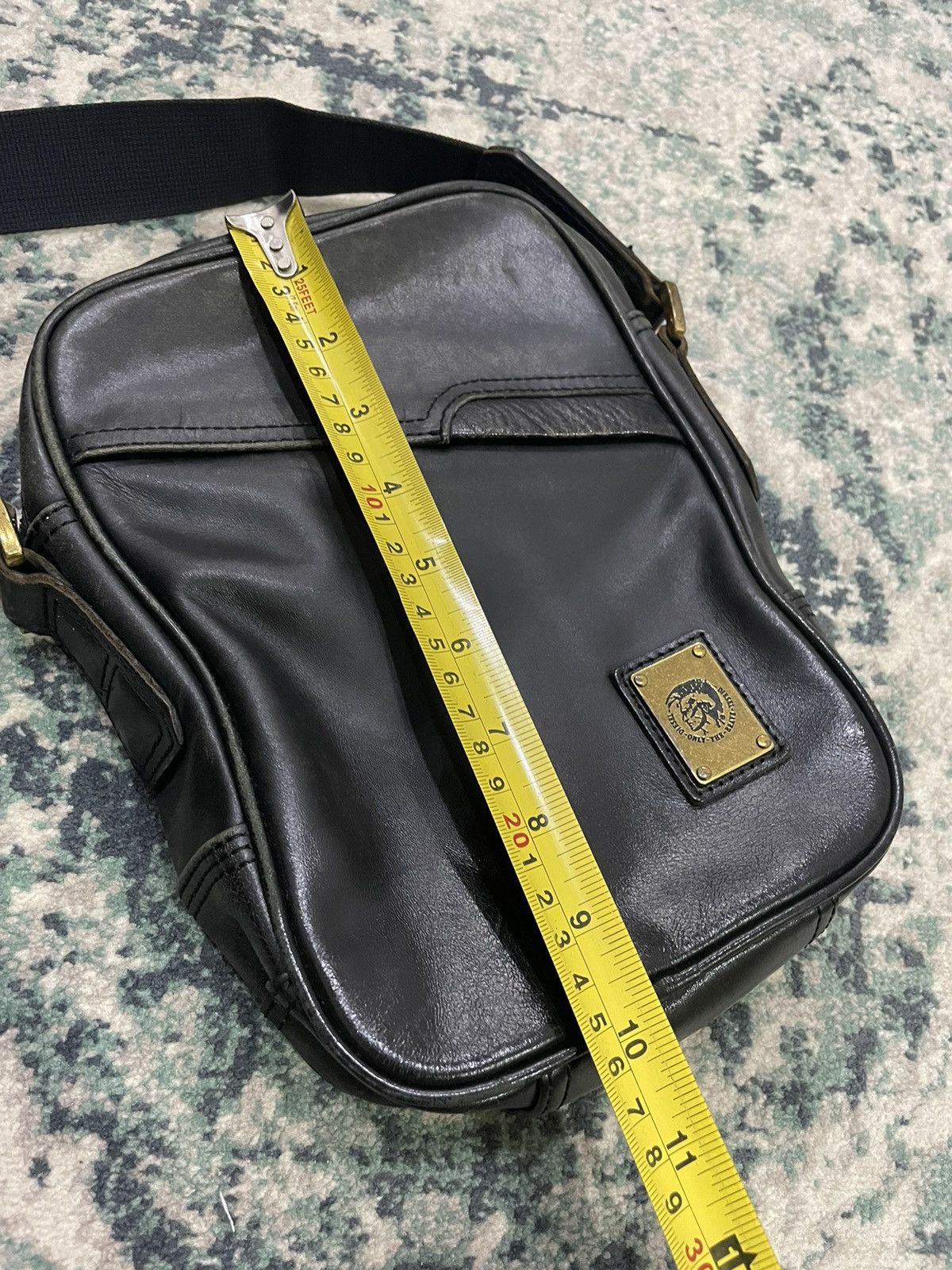 Diesel Square Leather Sling Bag - 17