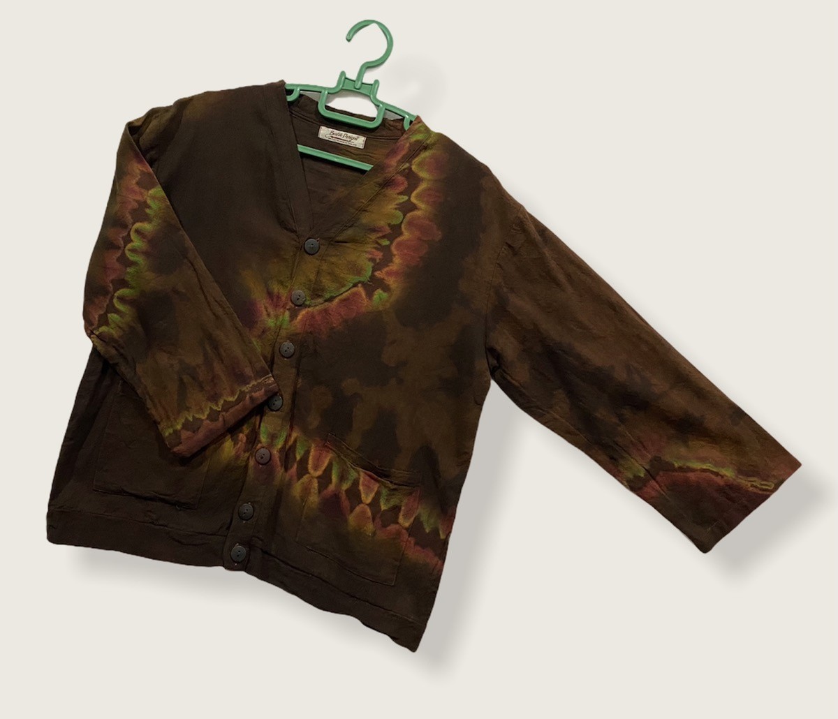 Handmade - Batik Design Button Up Shirt ( Handmade Tie Dye) - 7