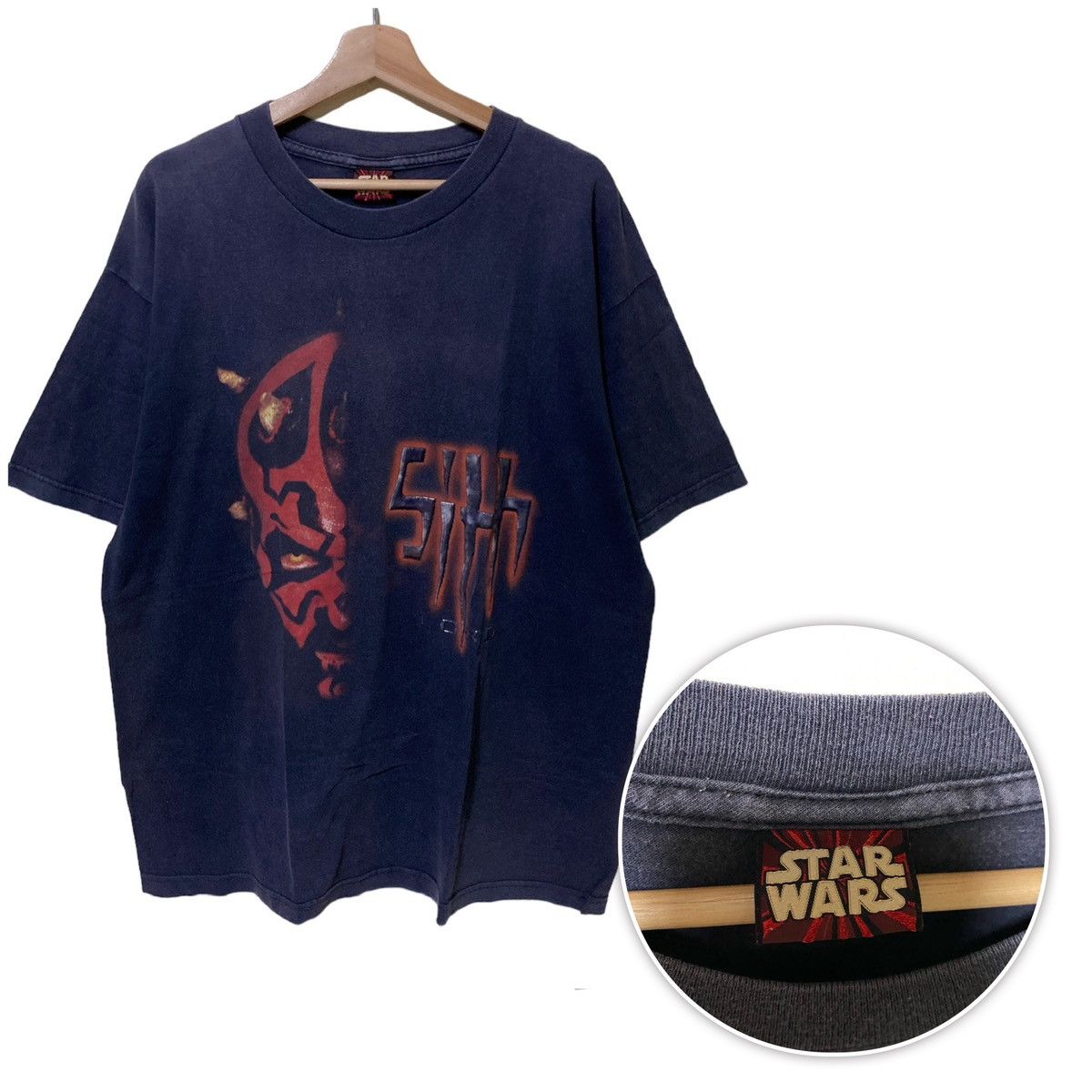 Vintage 90s Star Wars Episode 1 Sith Lord Darth Maul Tshirt - 1