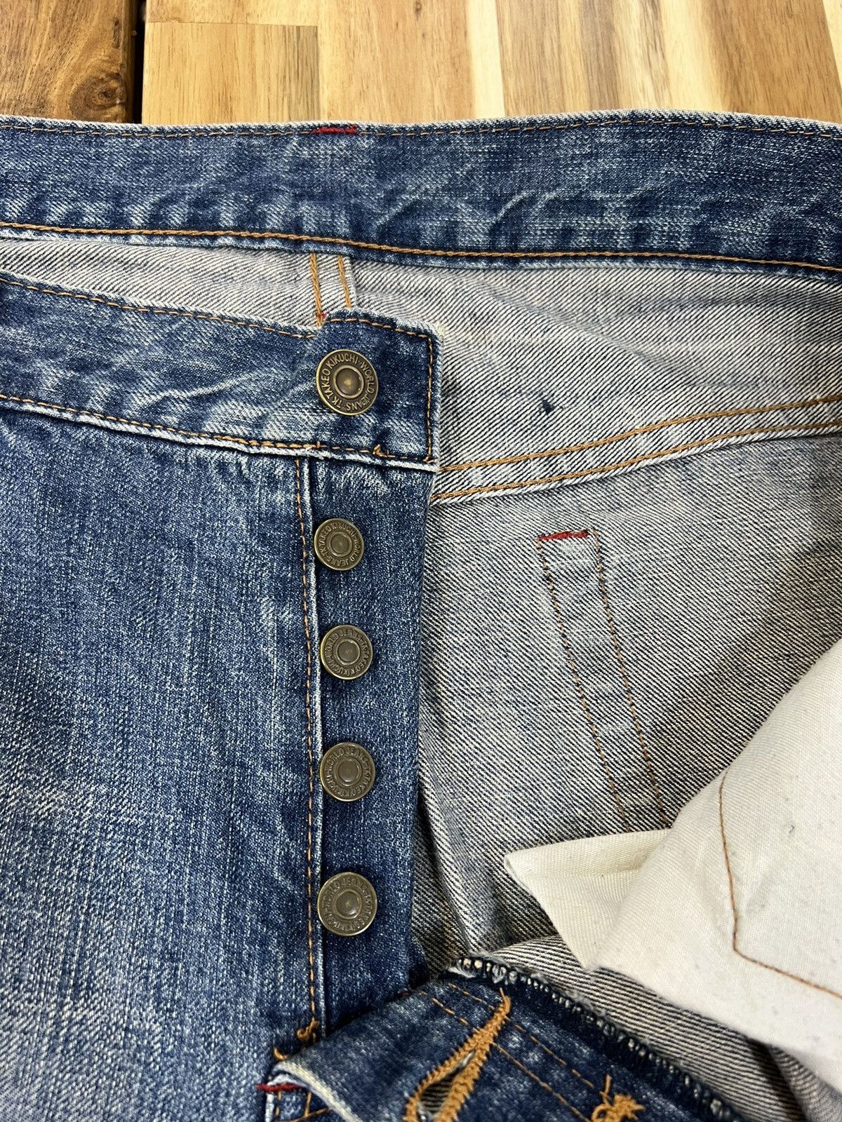 Takeo Kikuchi Rare Boro Jeans Denim - 5