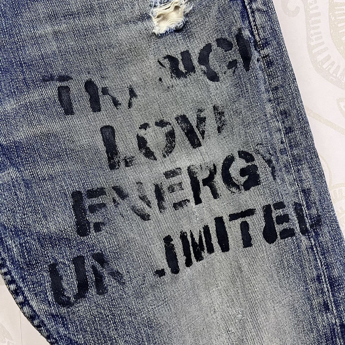 Vintage Hysteric Glamour Thee Hysteric XXX Distressed Denim - 8