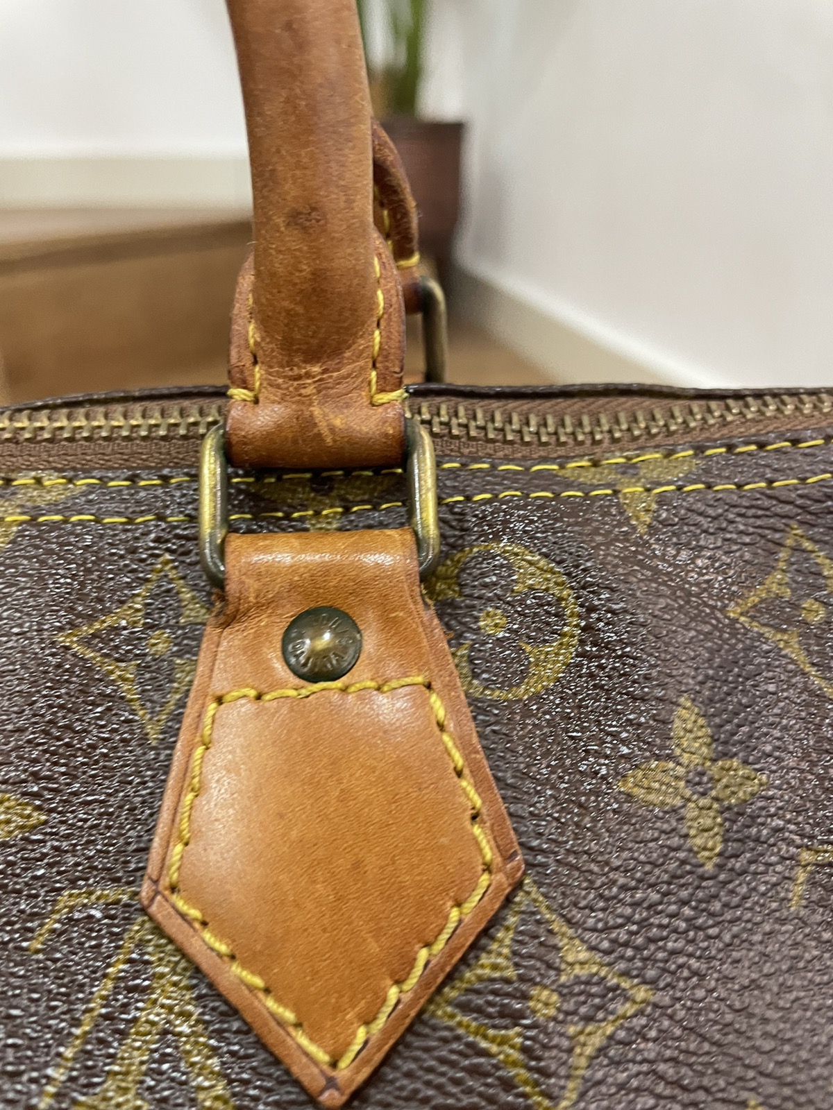 Authentic LOUIS VUITTON Speedy 30 replace zipper - 3