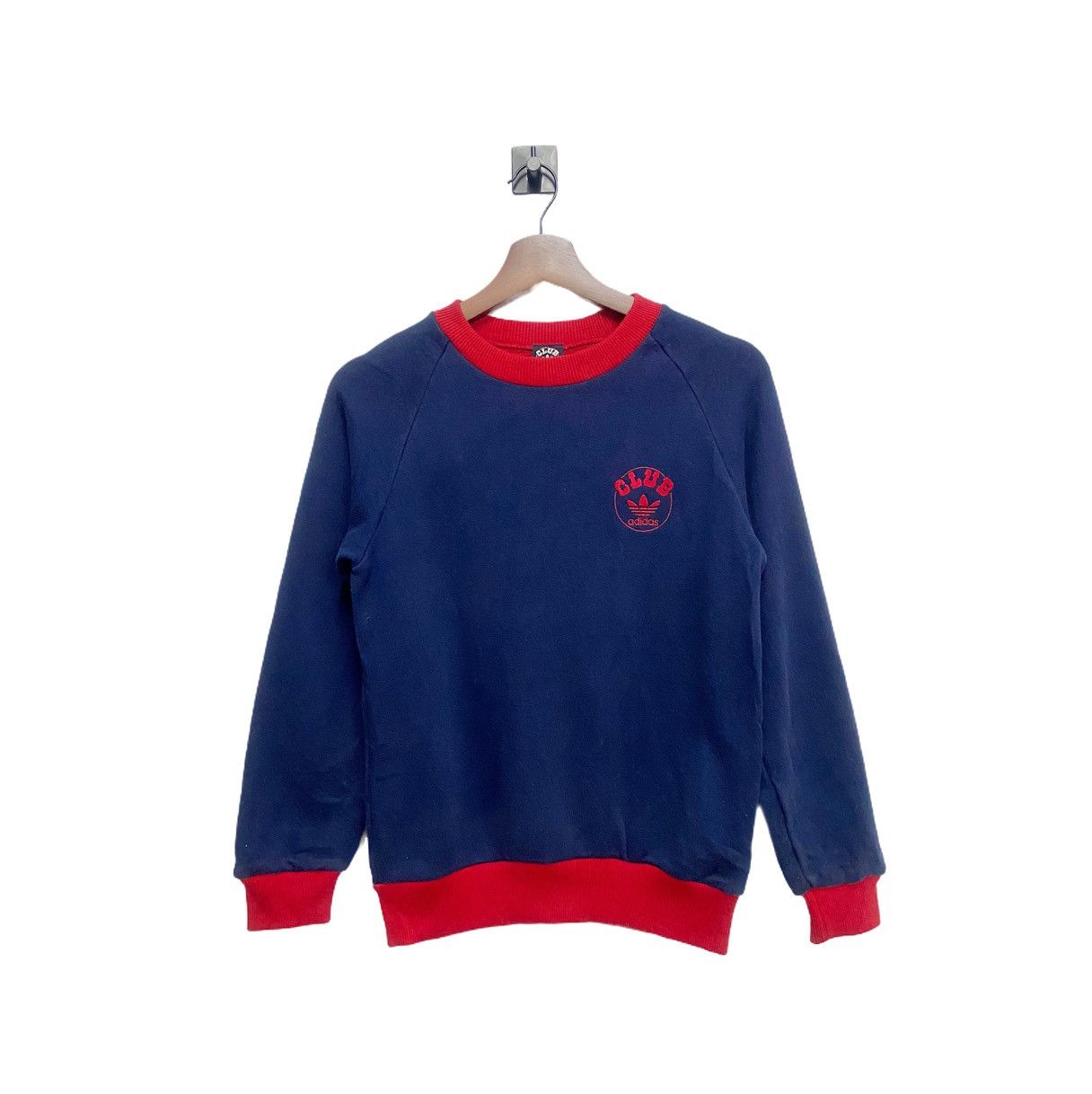 Vintage 90s Adidas Club Crewneck Sweatshirt - 1