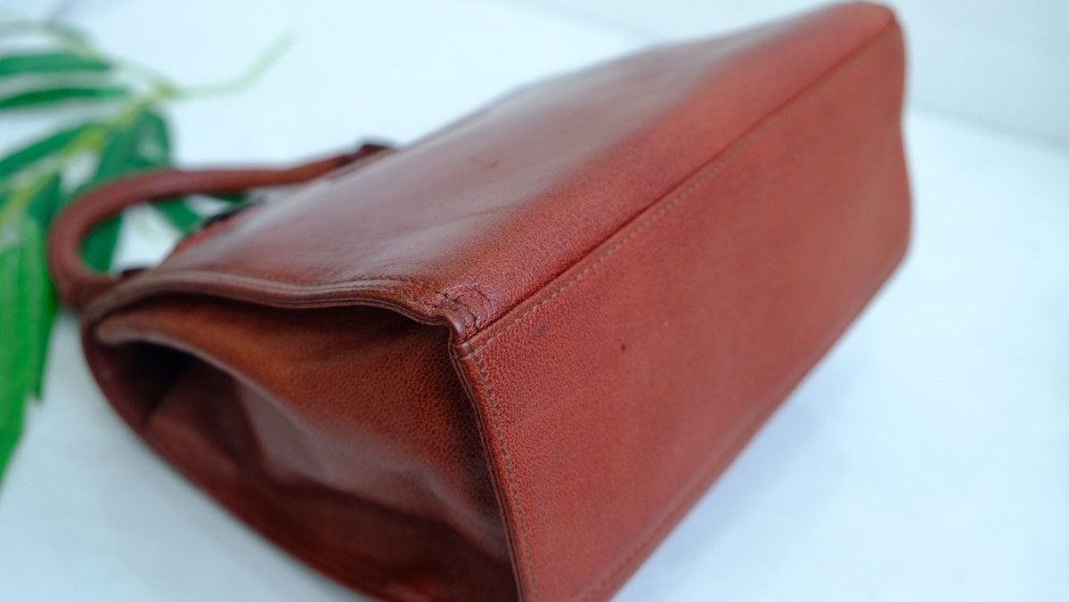 Vintage Jean Paul gualtire marron leather handbag - 7
