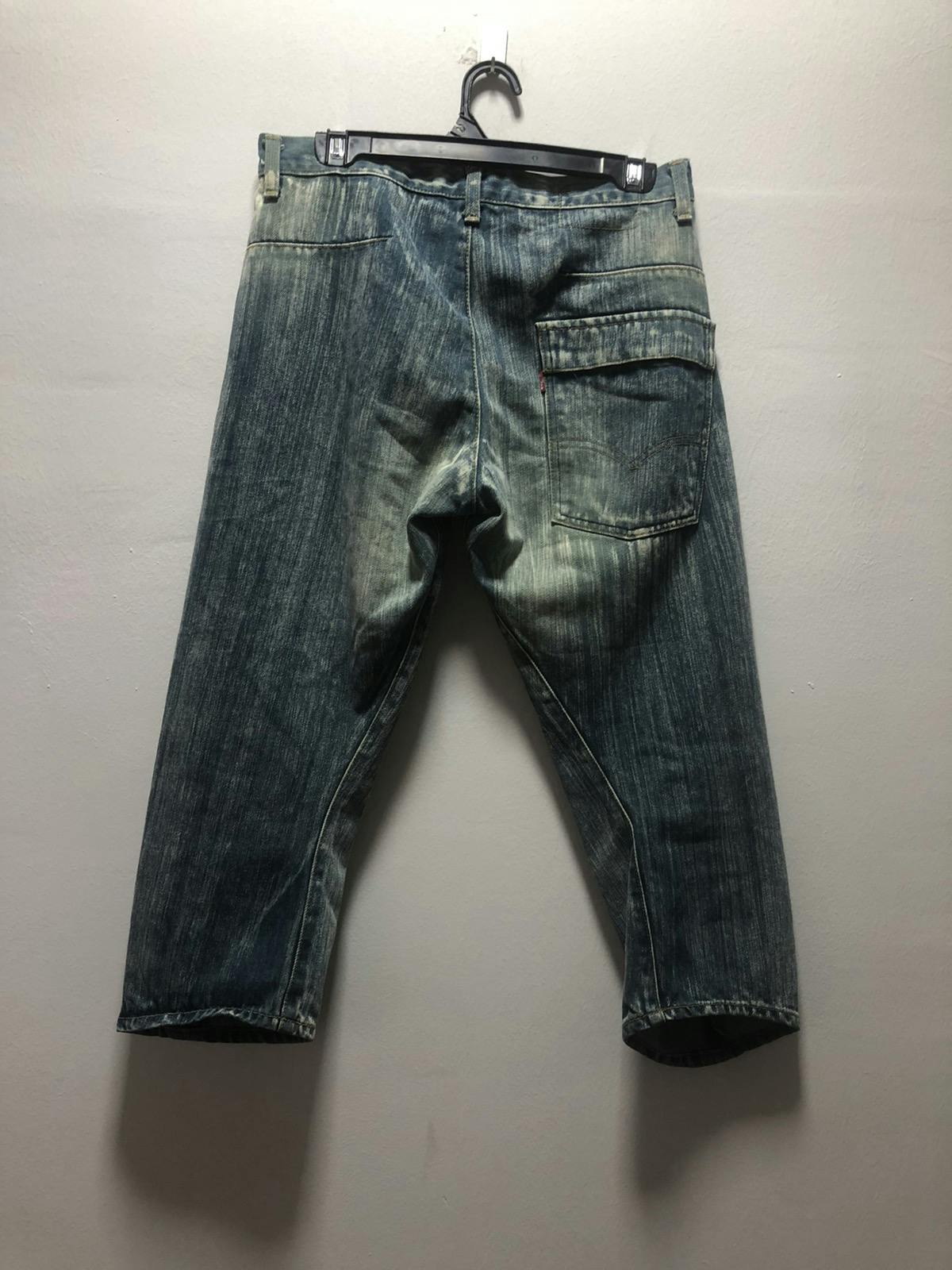 LEVI’S ENGINEERED Denim Short Pants Japan Tight Acid Wash - 3