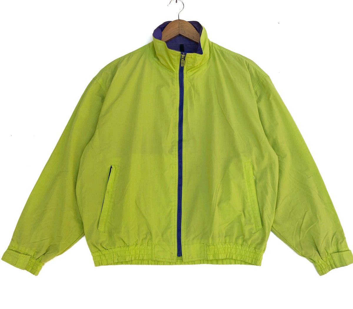 ❄️THE NORTH FACE Neon Green Windbreaker Zip Jacket - 2