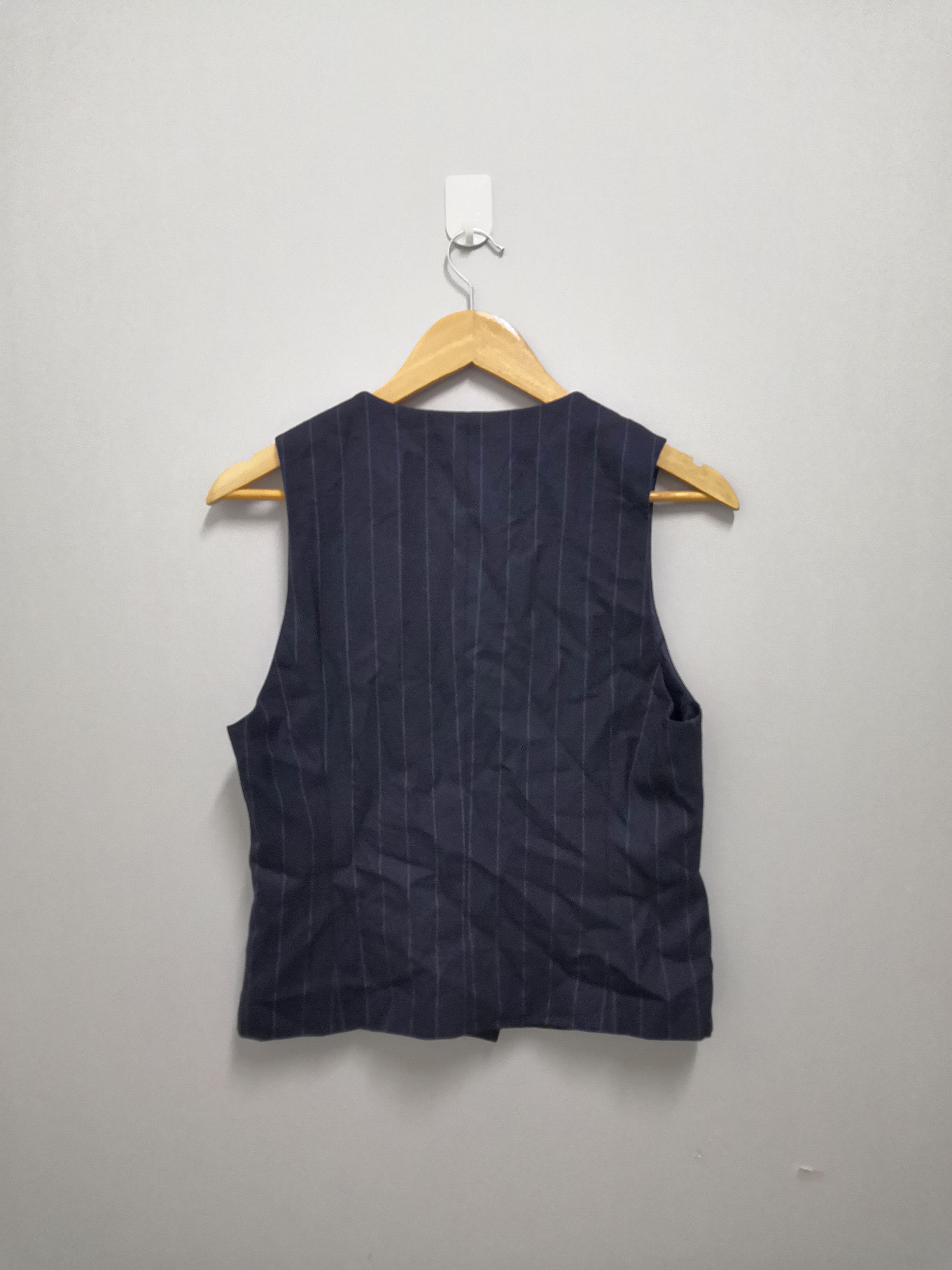 Tsumori Chisato Stripes Blue Suit Vest Japan - 2