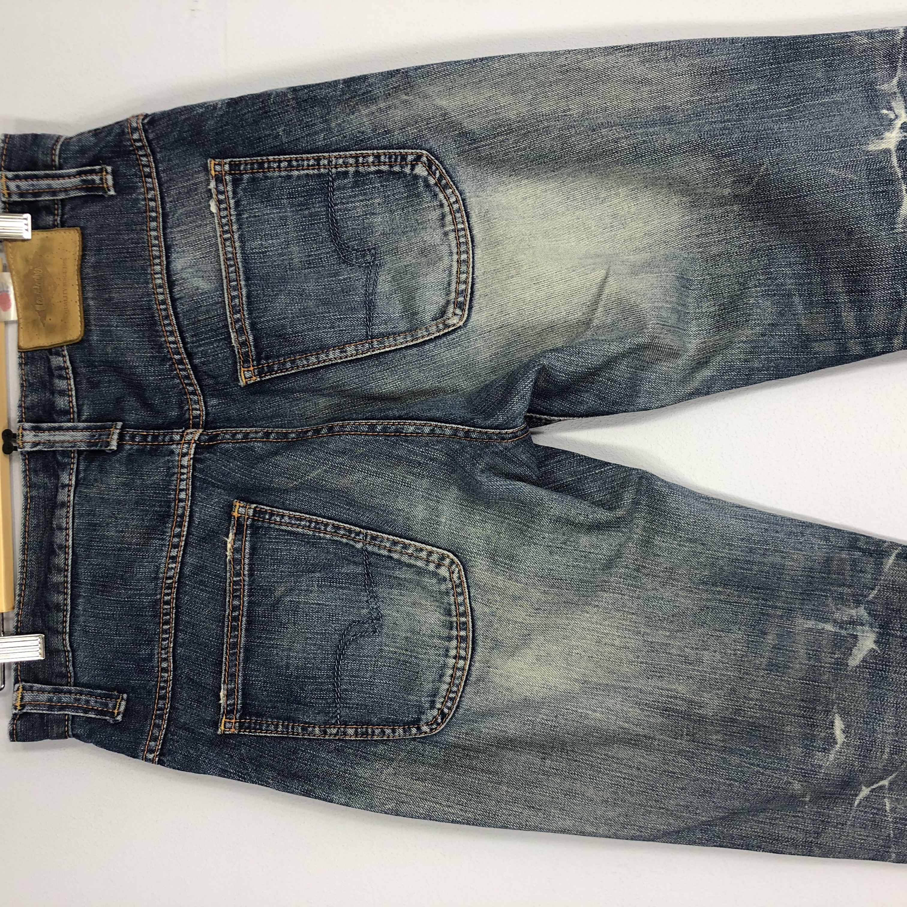 Vintage - Distressed Lee Cooper Stone Washed Denim Ripped Jean - 8