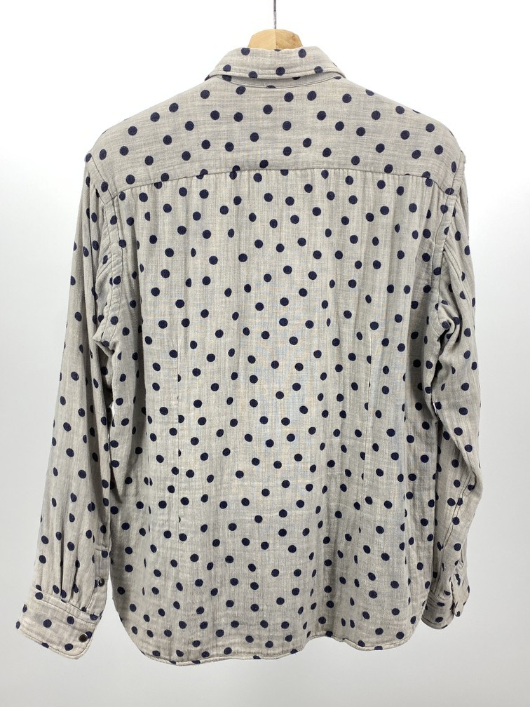 45rpm - Umii908 Gauze Cotton Polka Dot Shirt - 3