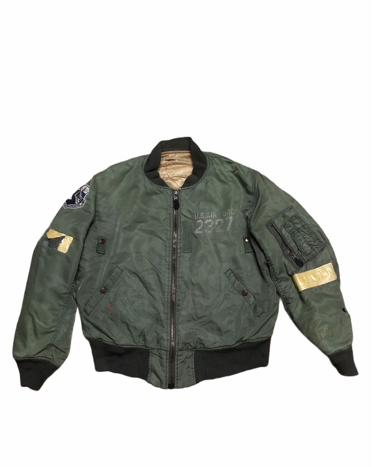 True Vintage MA-1 2327 US AIR FORCE Bomber Avirex - 1