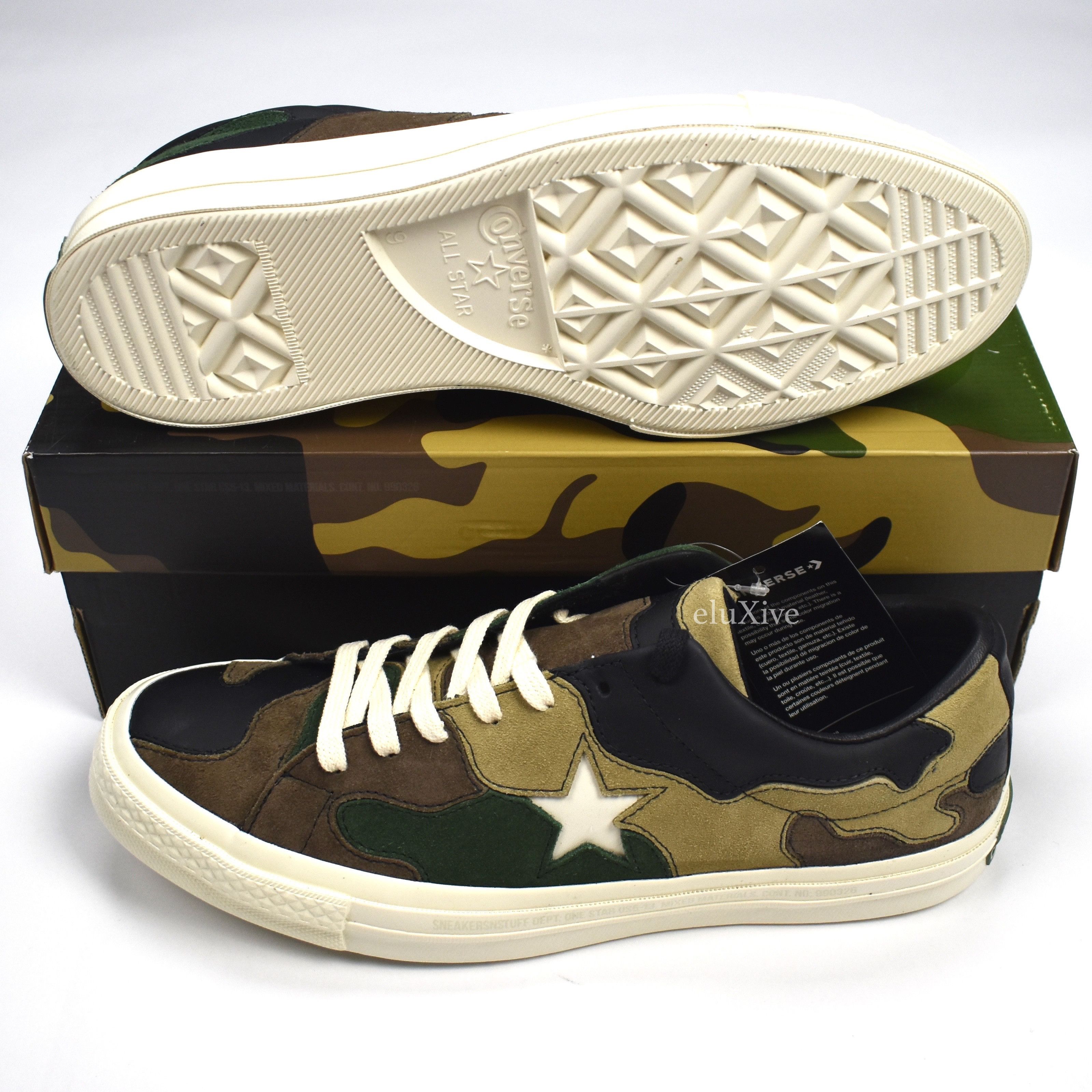 SNS Camo Patchwork One Star Sneakers DS - 2