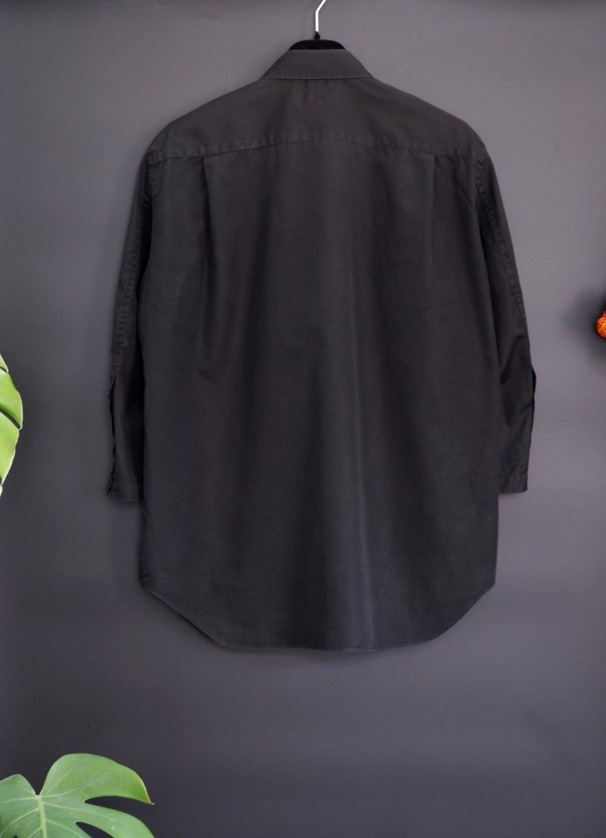 Comme des Garcons Homme Plus black shirt with 3/4 sleeves - 2