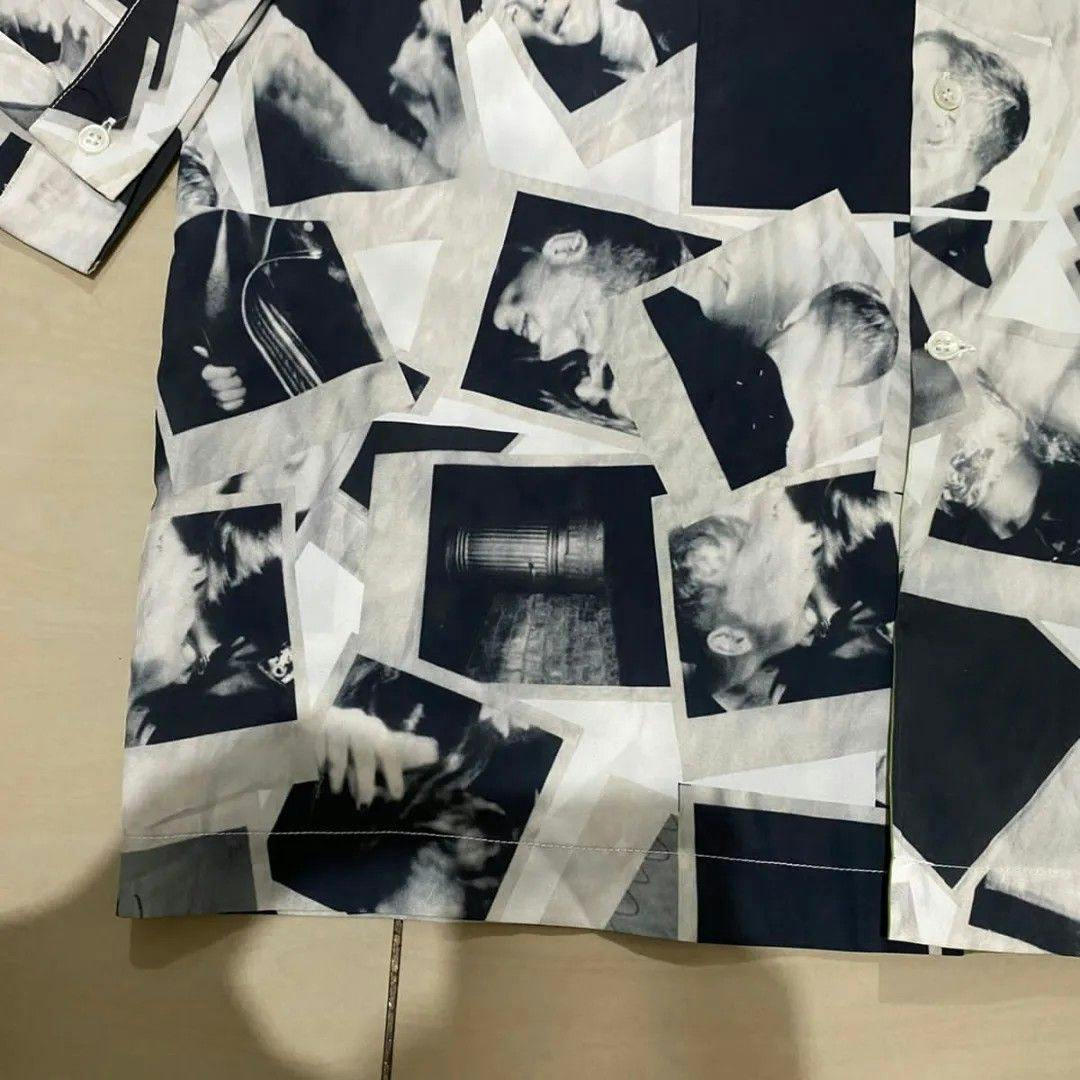 Maison Margiela S/S 16 Silk Polaroid Print Shirt - 5