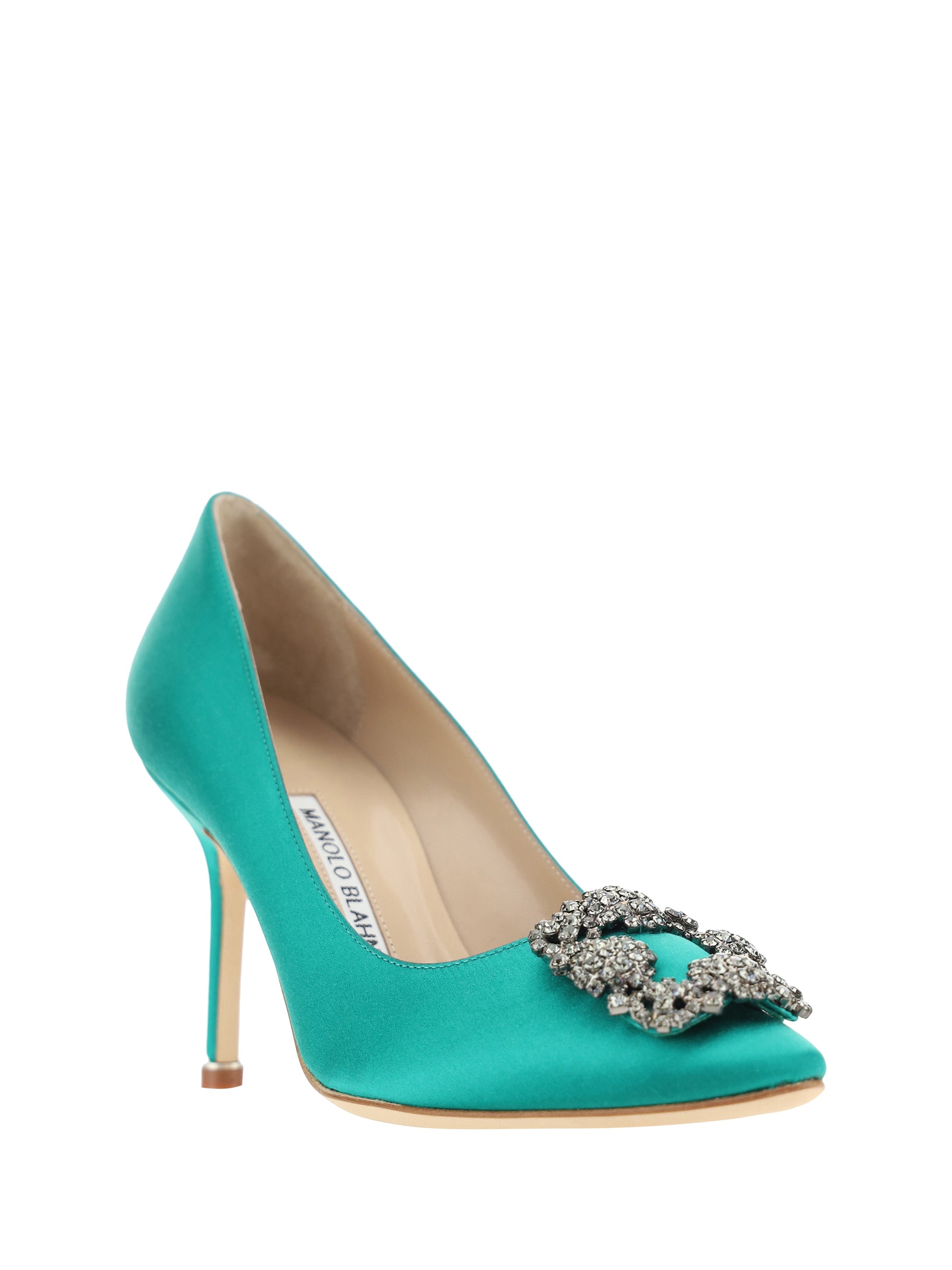 Hangisi embellished satin pumps - 1