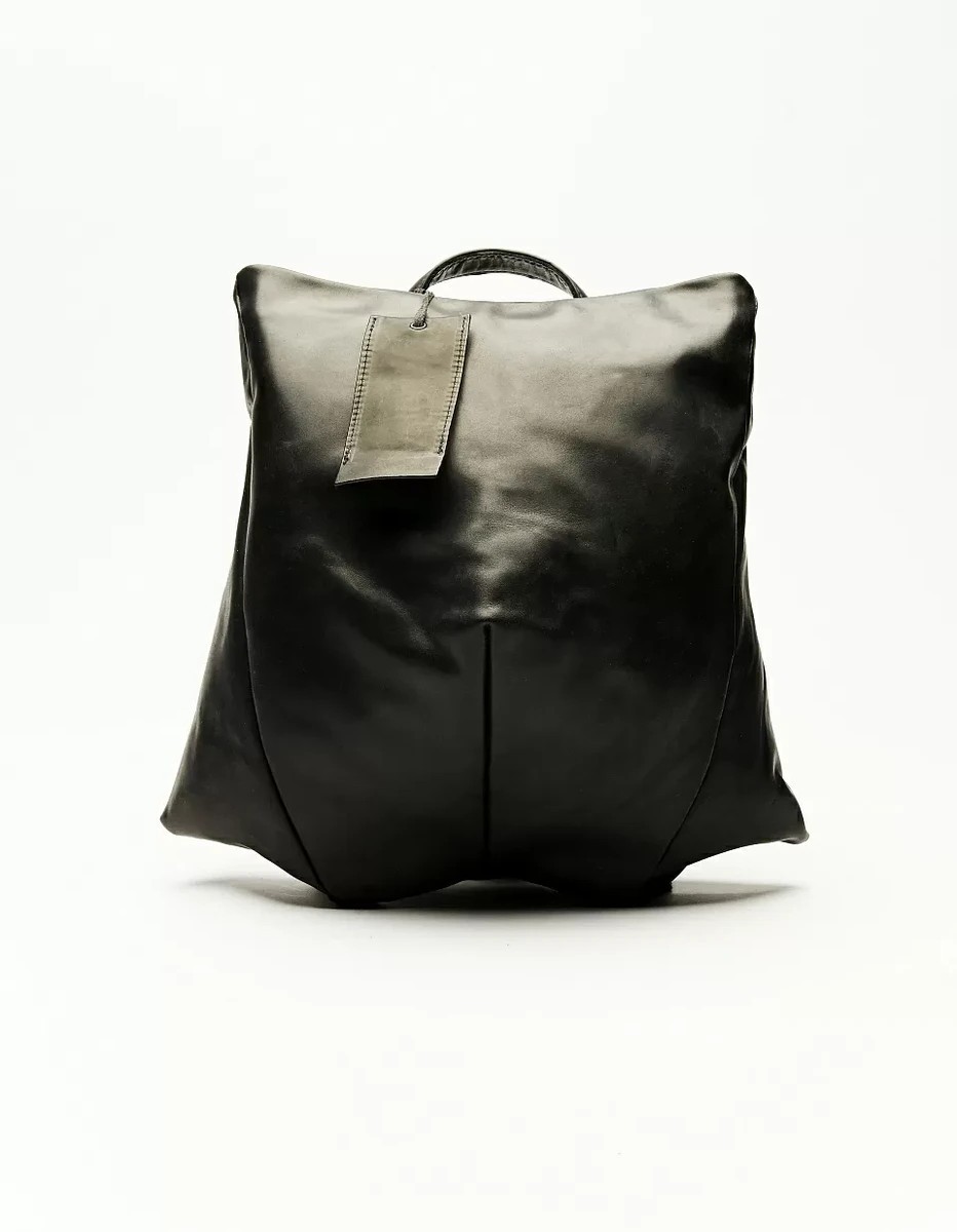 Leather backpack.Like Rick Owens or Mihara Yasuhiro - 3