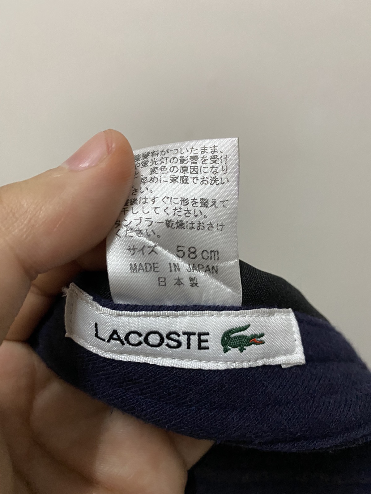 Lacoste Vintage Big Logo Made in Japan - 7