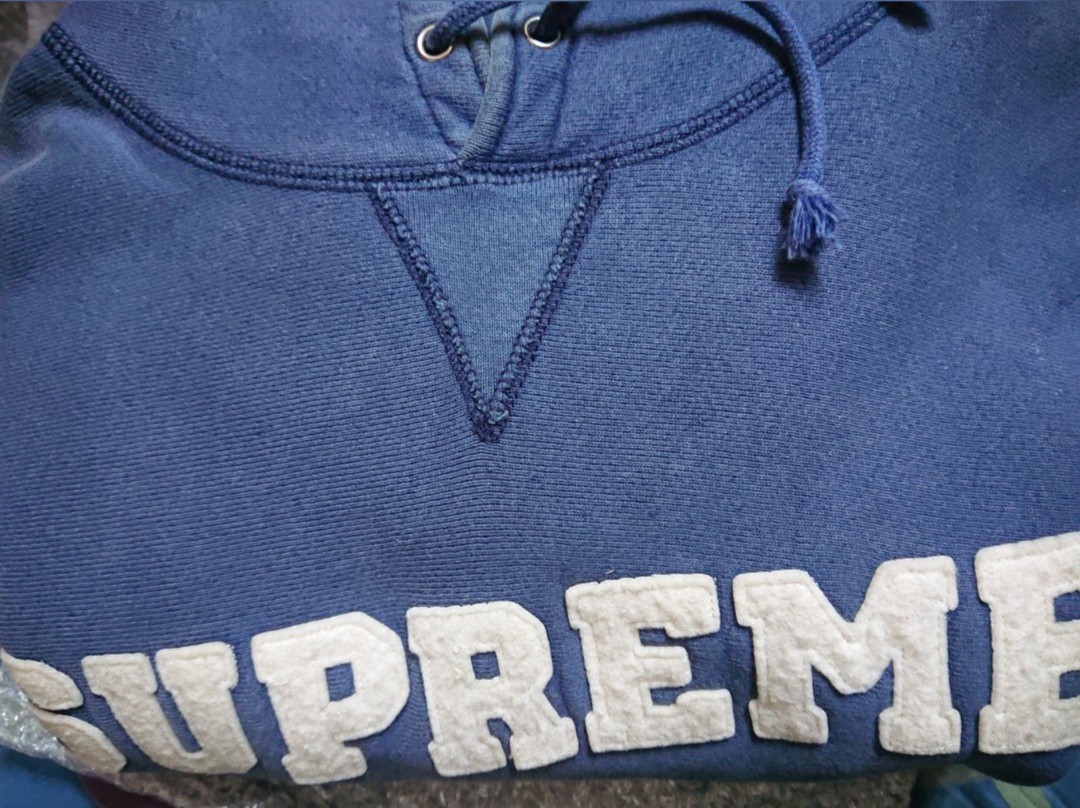 Vintage - Vintage supreme FELT 1997 hoodie collegiate - 5