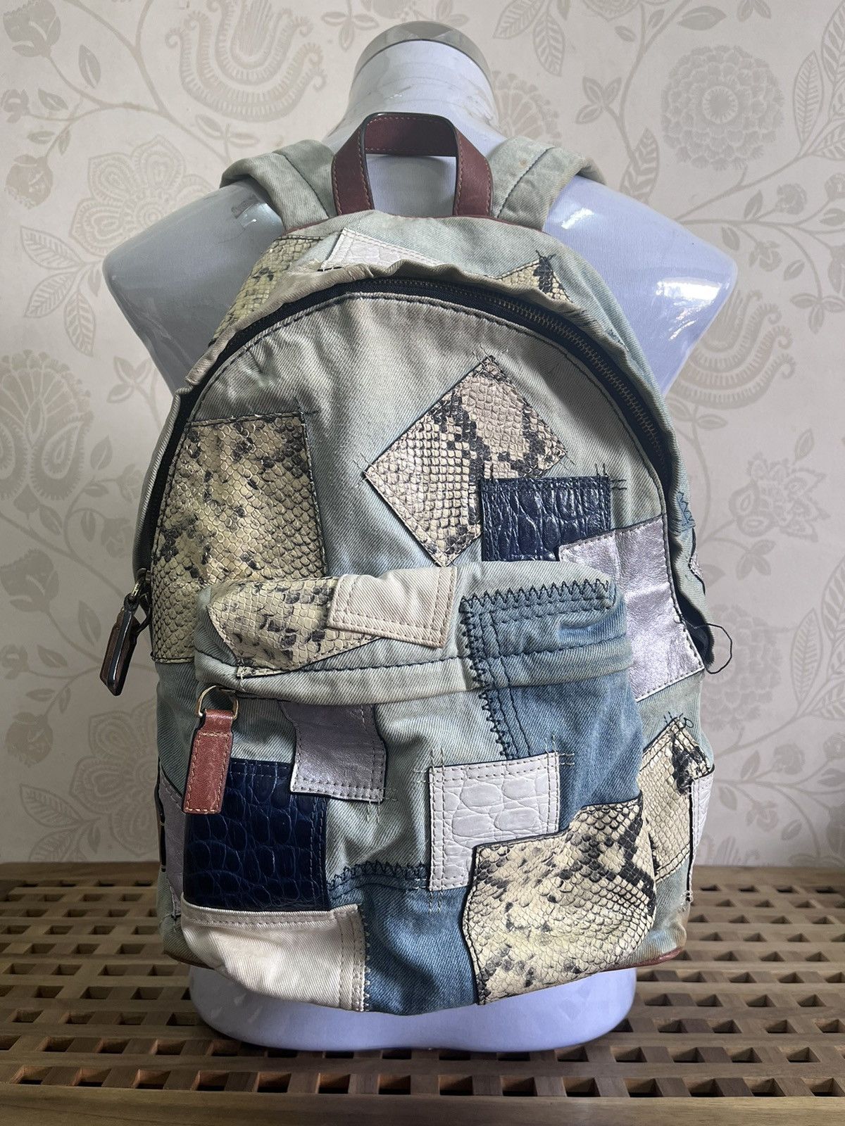 Marc Jacobs Kapital Patches Backpack Multi Patches Faded - 2