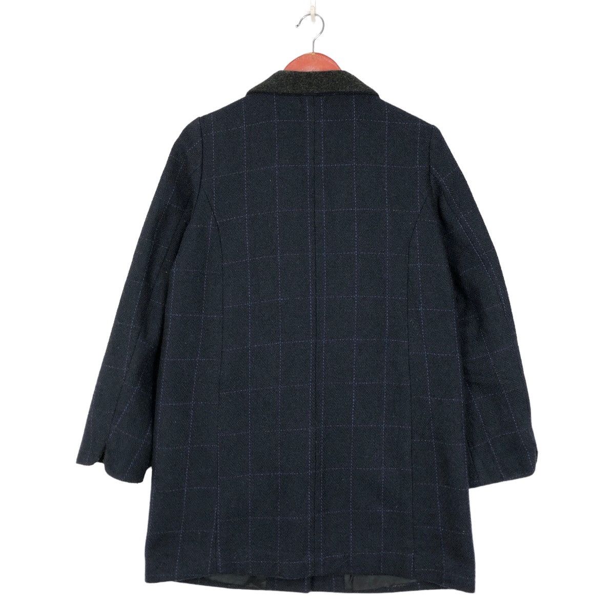 Vintage - Harris Tweed Sevendays Sunday Wool Coat Jacket Size M - 2
