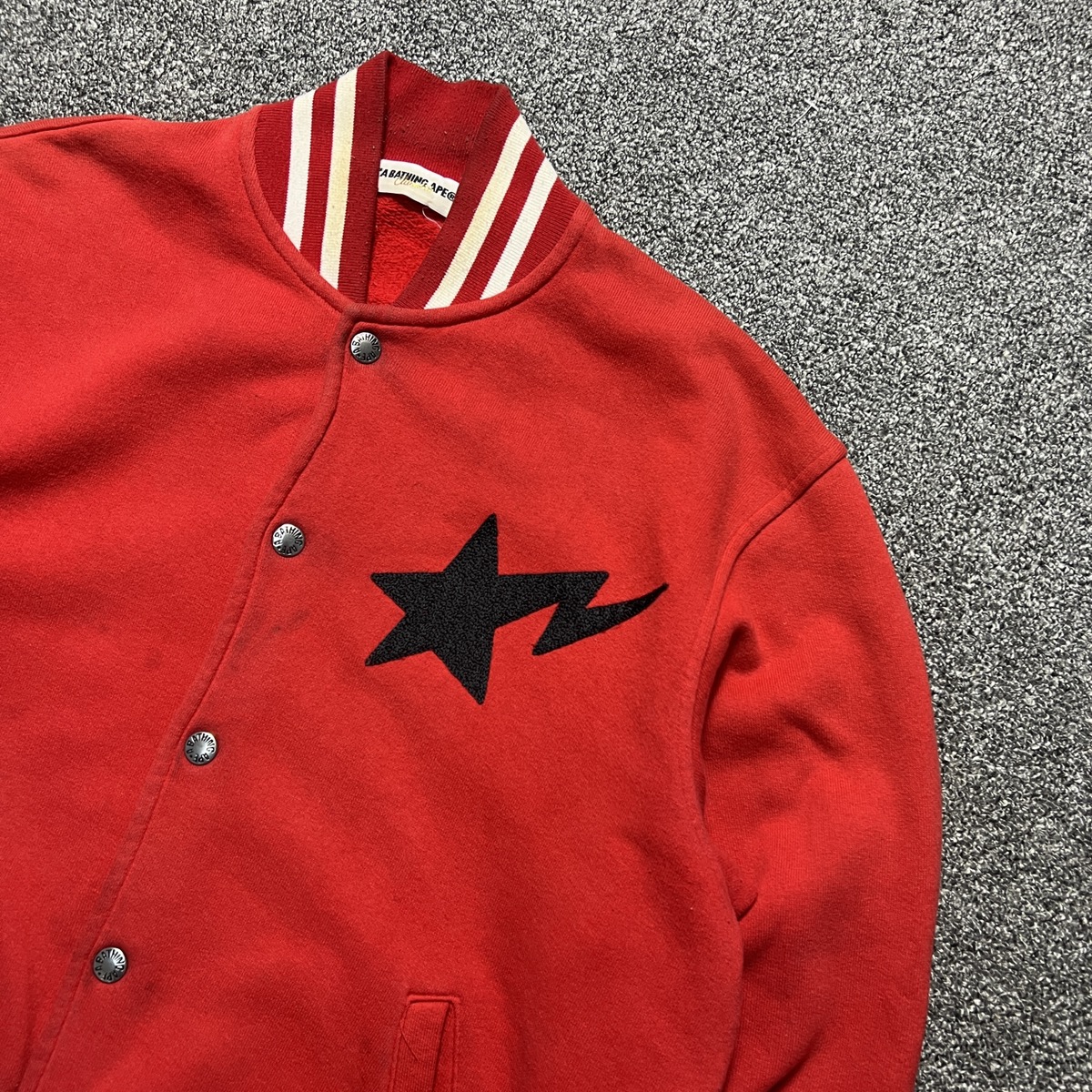 A BATHING APE® Vintage Bape-Sta ASNKA varsity jacket