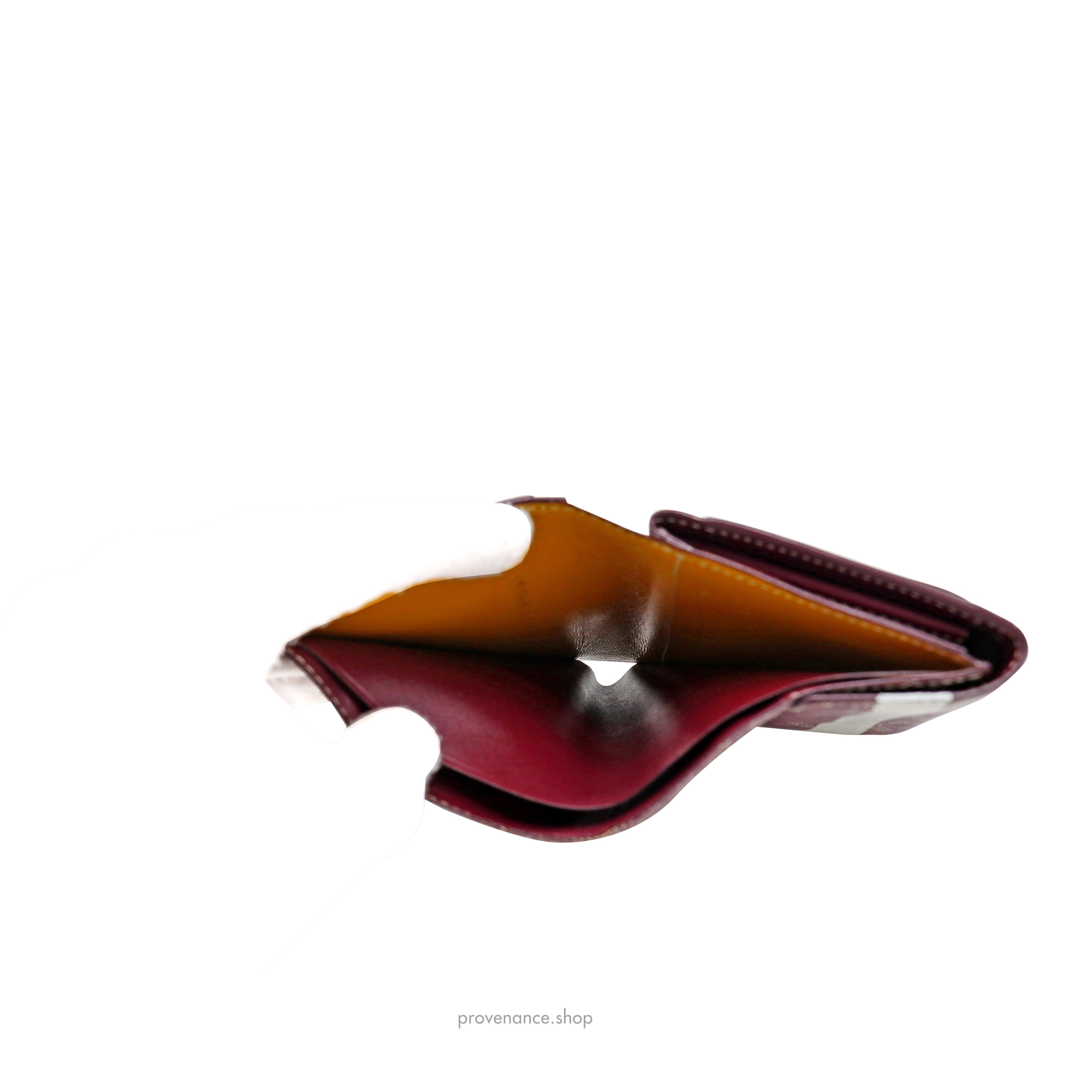 Goyard Trifold Wallet - Burgundy Goyardine - 7