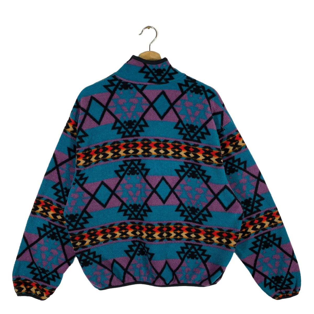 Vintage 90s Woolrich Aztec Tribe Fleece - 10