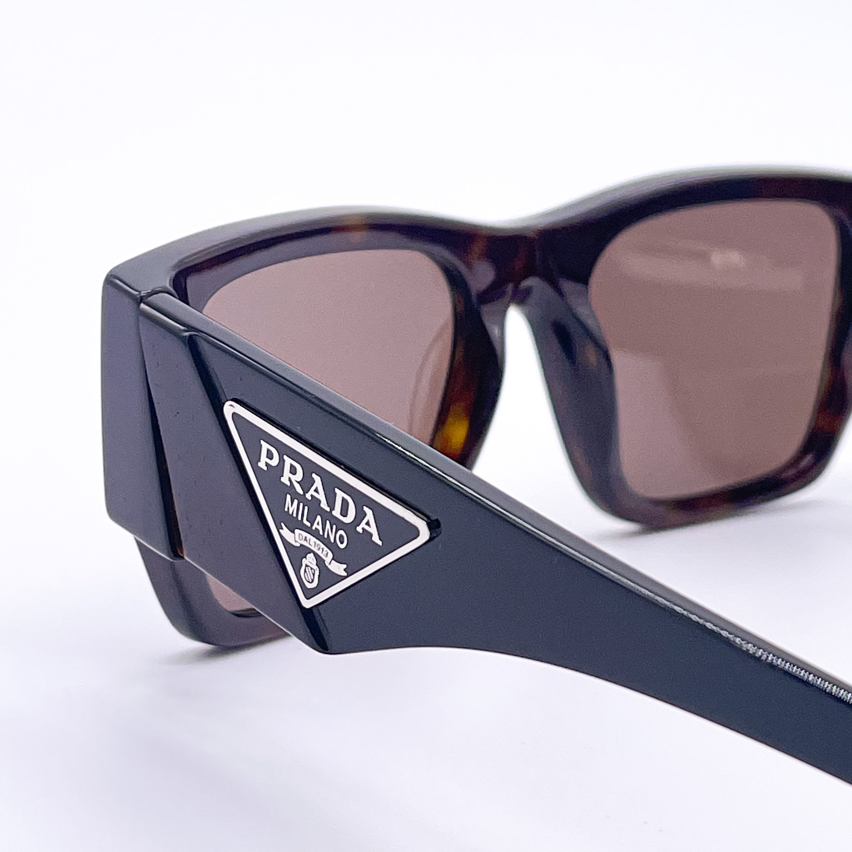 NEW PRADA PR10ZS 2AU06B PR 10ZS BROWN SPR 10Z SUNGLASSES - 9