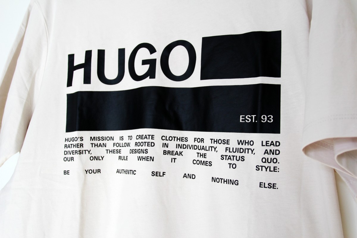 Hugo Boss - BNWT AW20 HUGO BOSS DANGR MANIFESTO PRINT I TSHIRT XL - 5