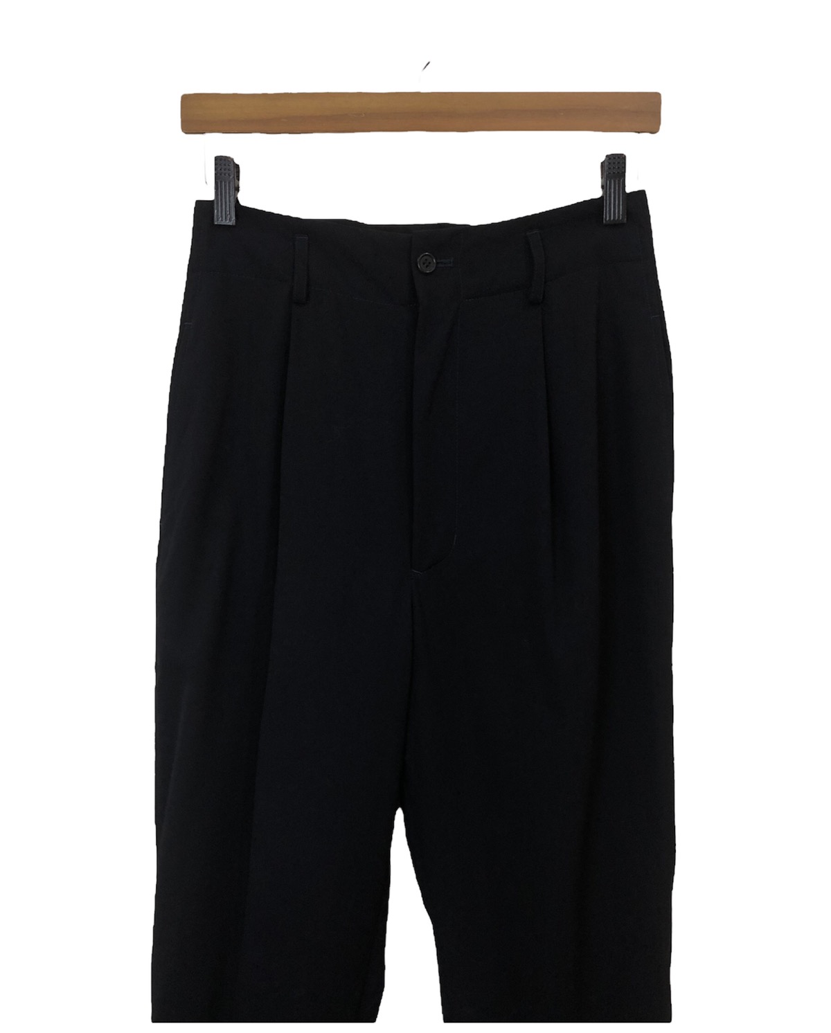 Workshop By Yohji Yamamoto Gabardine Linen Wool Pant - 2