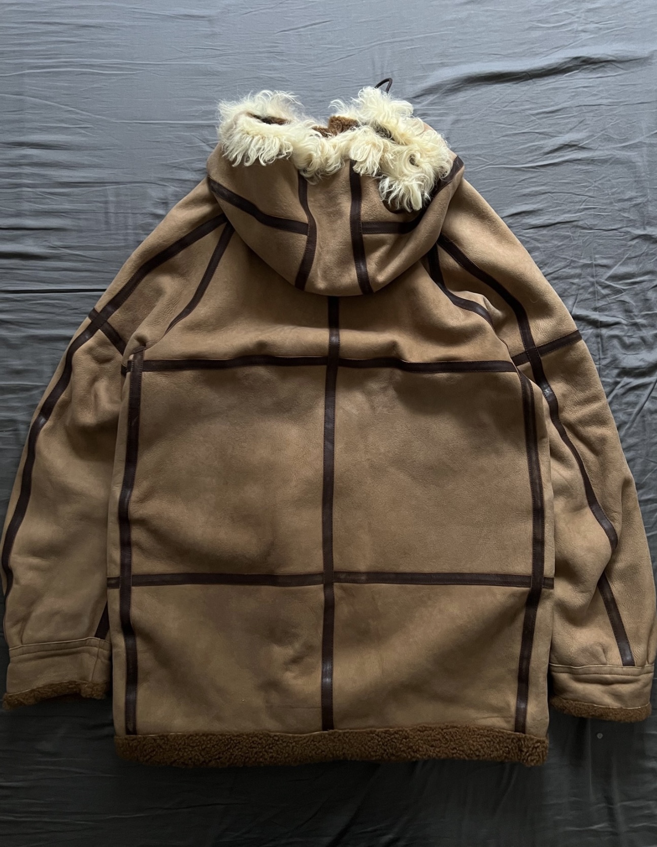 VISVIM 18AW HUDSON JKT IT (VEG SHRLING) hot IT leather jacket made in Italy