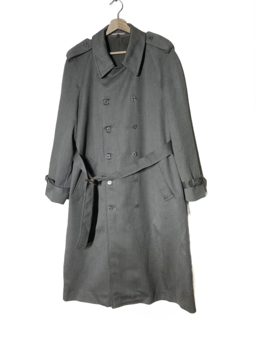 LUXURY VINTAGE YSL TRENCH COAT DOUBLE BREAST - 1