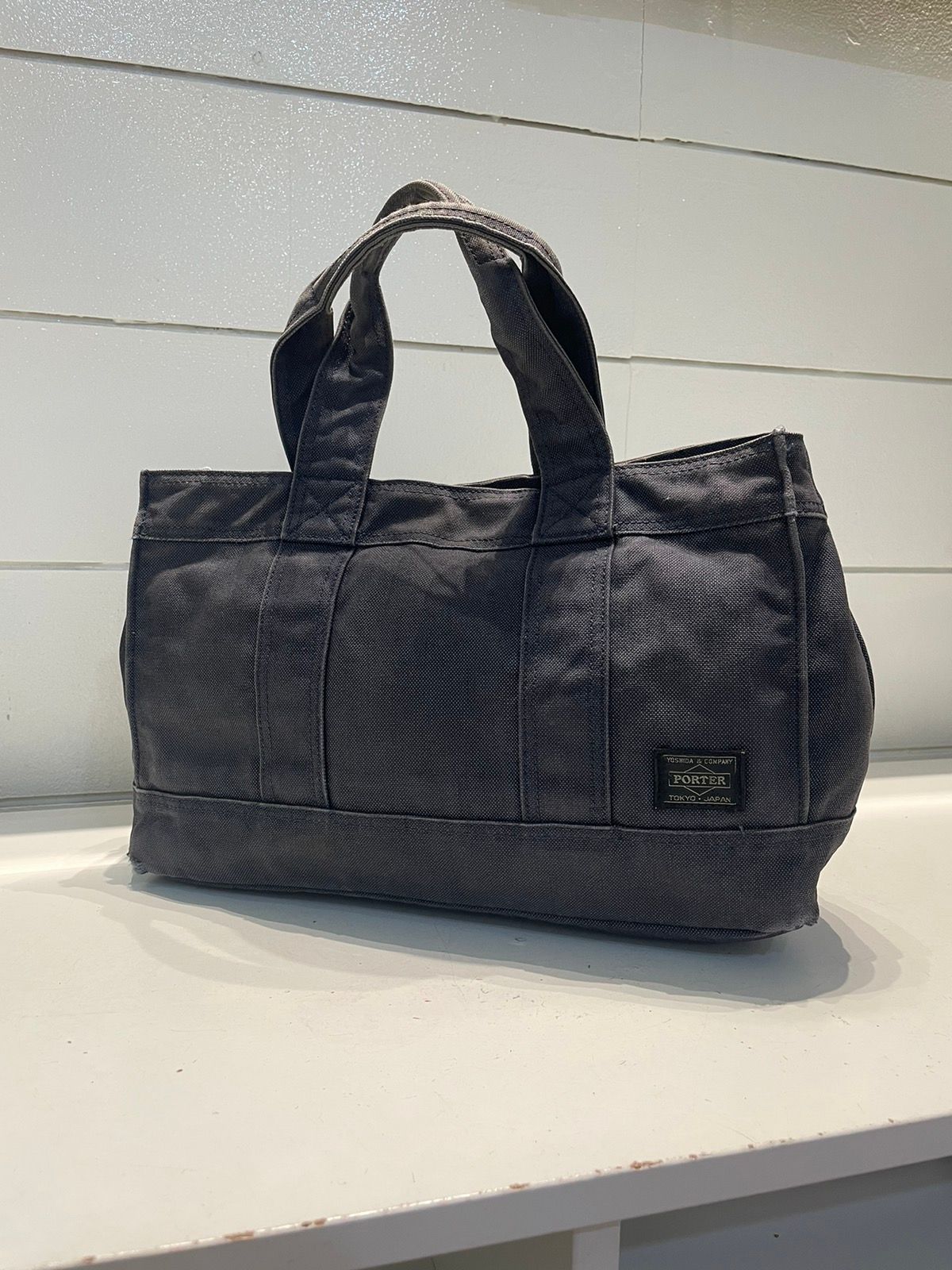 Porter Made In Japan Black Denim Tote Bag Denim Material - 2