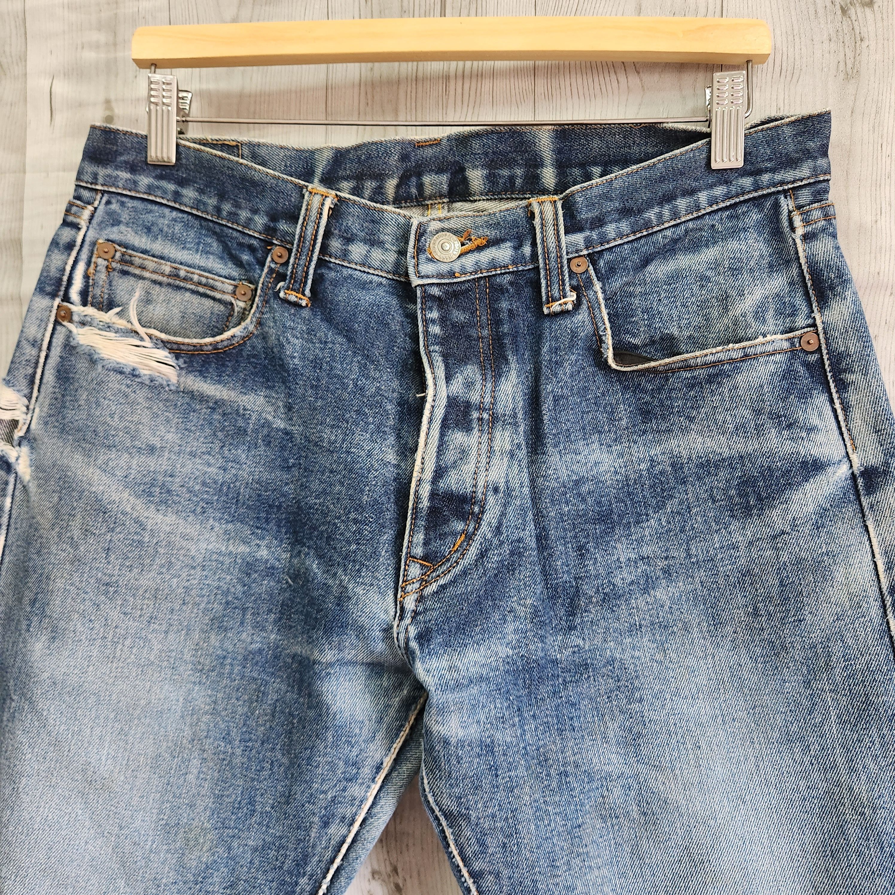 Japan Blue - Kojima Genes Japan Vintage Denim Blue Jeans Ripped - 20