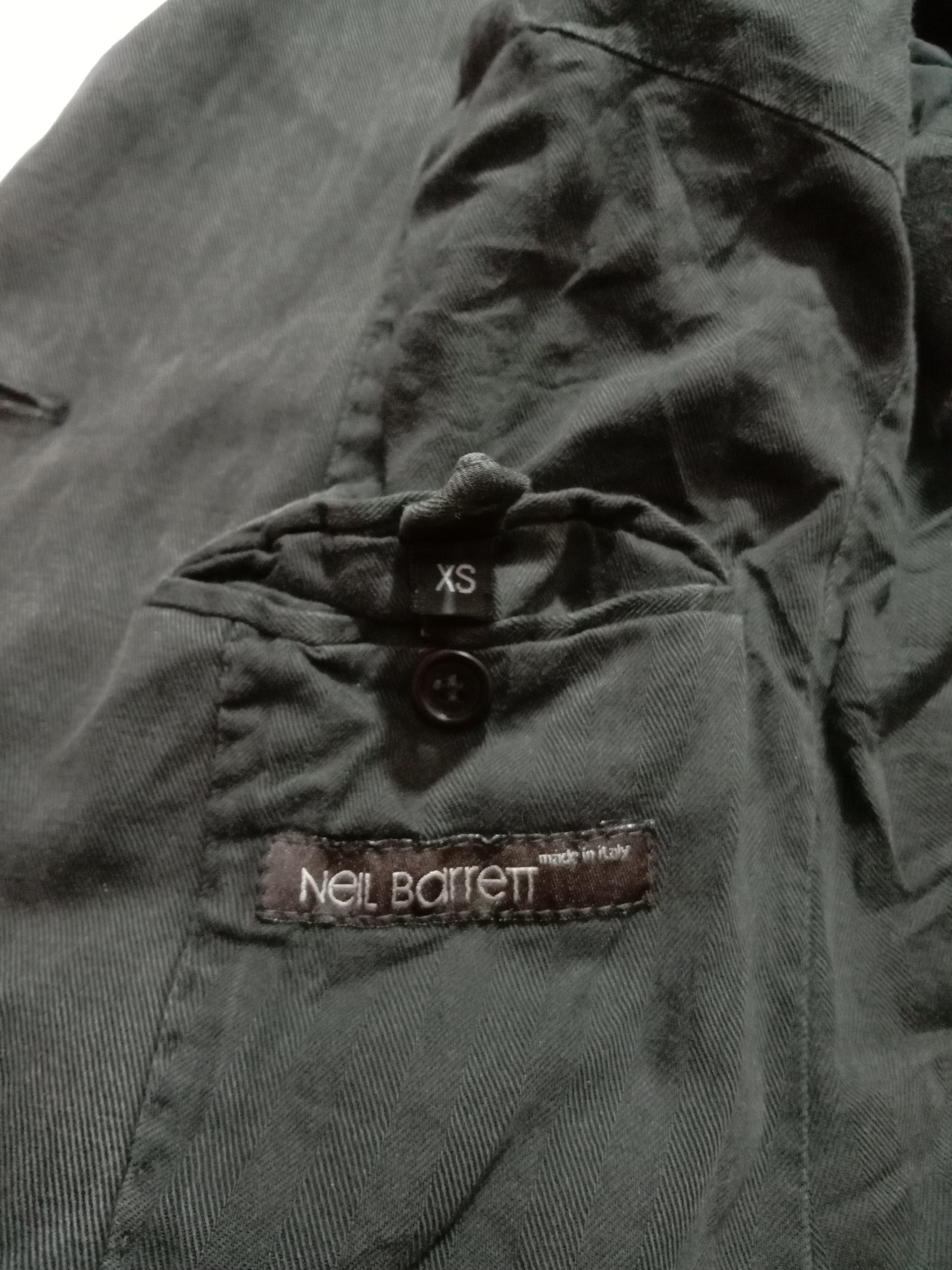 Neil Barrett Light Jacket Coat Blazer Made In Italy - 4