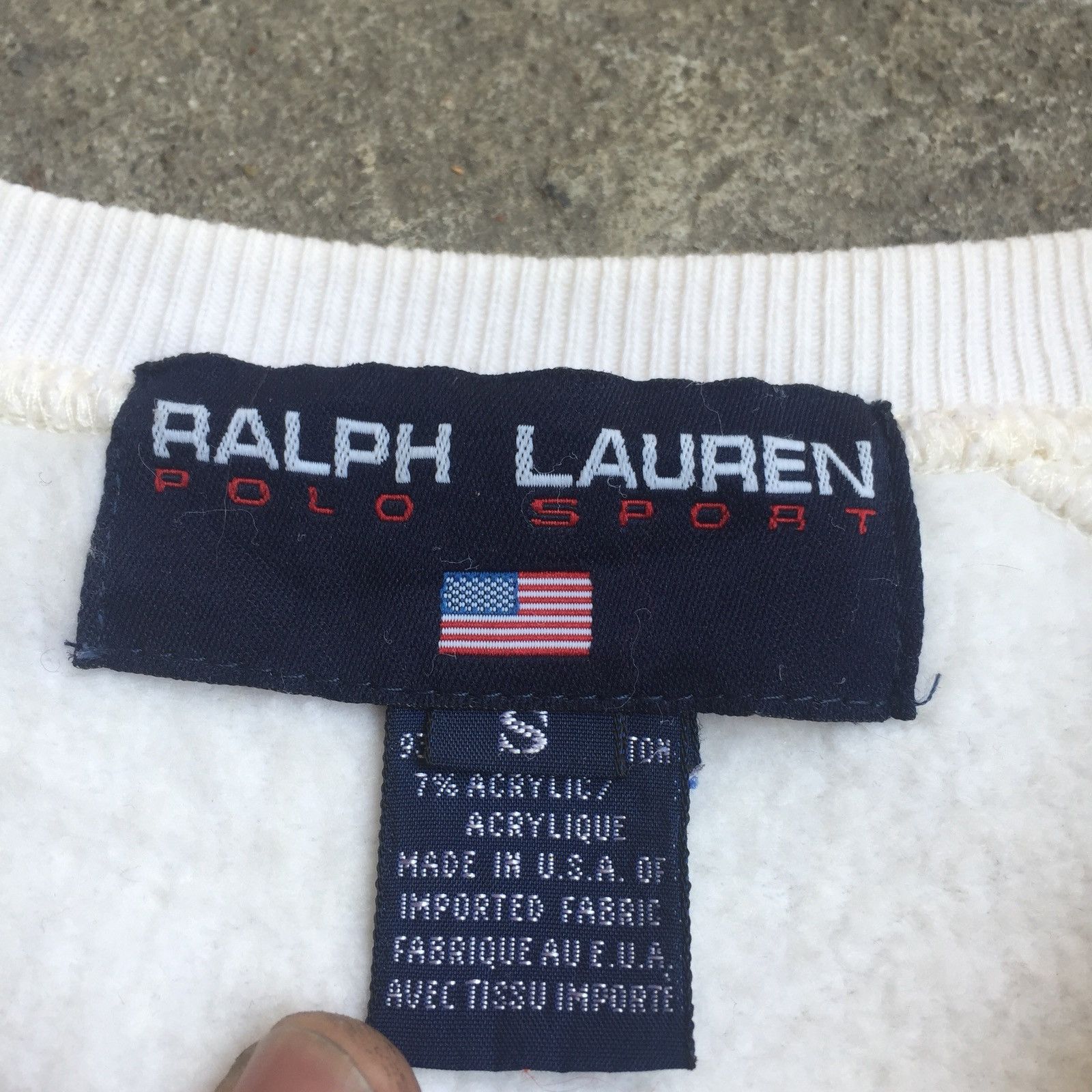Polo Ralph Lauren - Vintage Polo sport ralph lauren USA flag logo sweater - 2