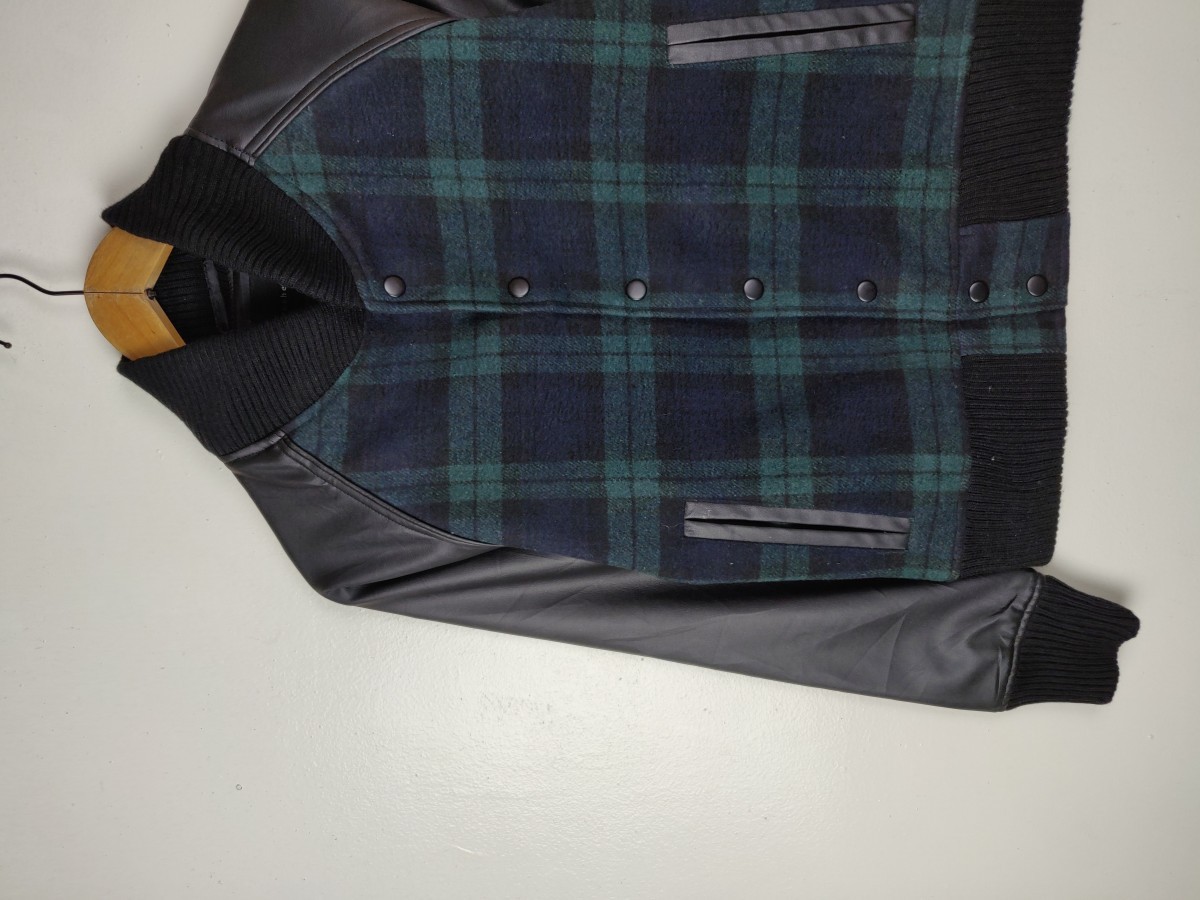 Japanese Brand - Roshell Japan Checked Jacket Bomber Streetwear - 4