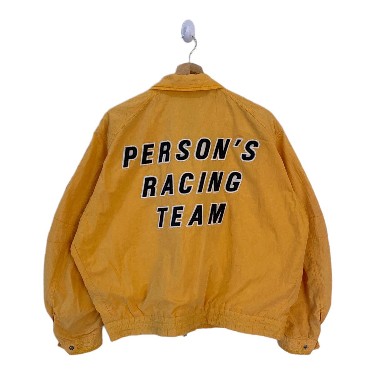 Vintage - GRAIL🔥PERSON'S RACING TEAM BOMBER JACKET MULTI POCKET CARGO - 1