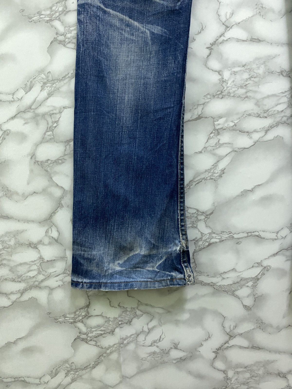 Designer - VTG JACKROSE WEAR DISTRESSED ROCK FLARED BOOTCUT DENIM JEANS - 14