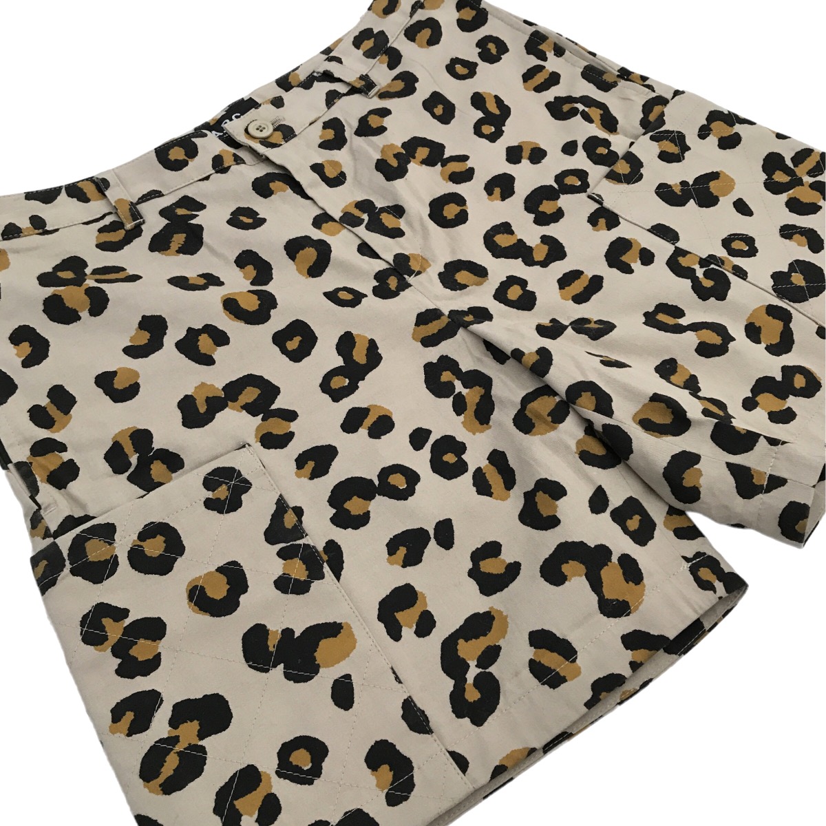 Authentic A.P.C Paris WMN Leopard Print Casual Shorts - 4