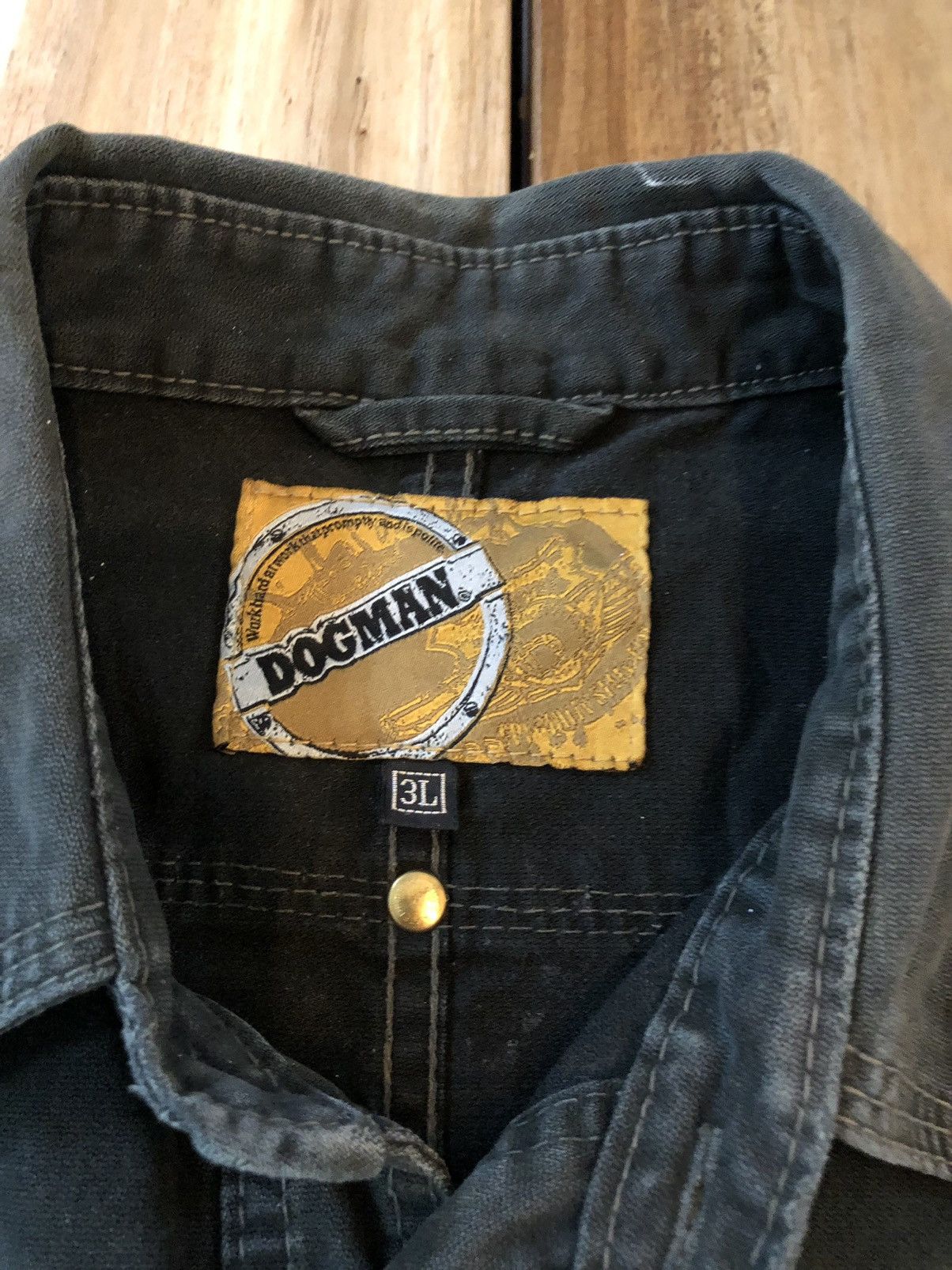 Dogman Sketelon Custom Made Denim Jacket - 8