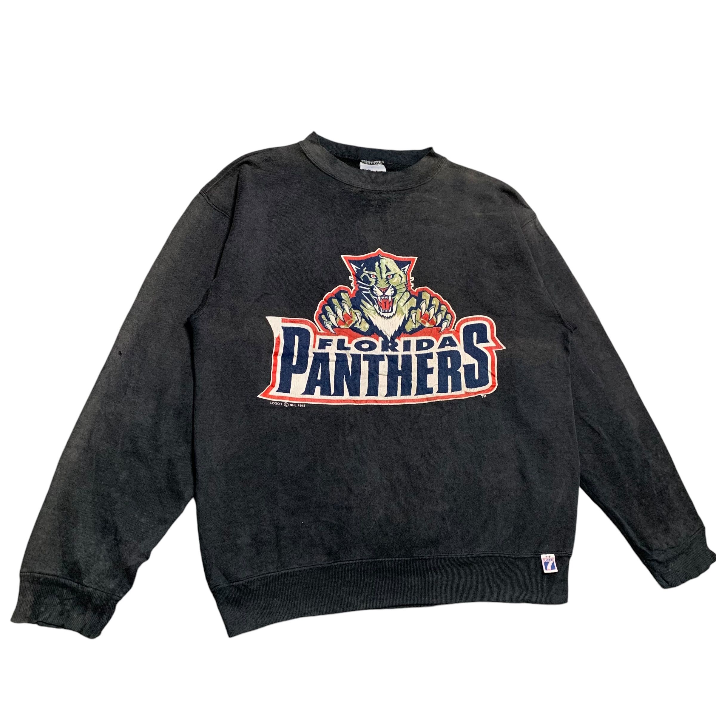 Logo 7 - Vintage 90s NHL Florida Panthers Sweatshirt - 2