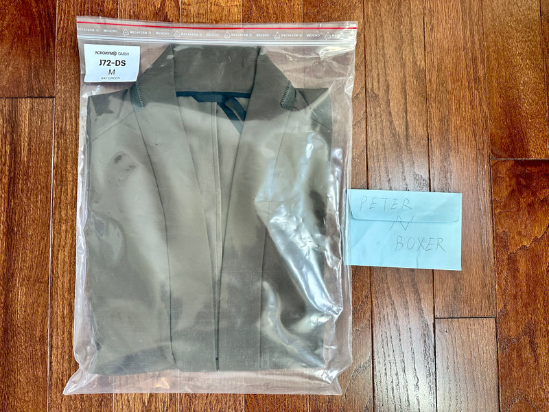 ACRONYM J72-DS RAF GREEN ノーカラージャケットM ACRONYM Acronym J72-DS Jacket Raf Green M | peternboxer | REVERSIBLE