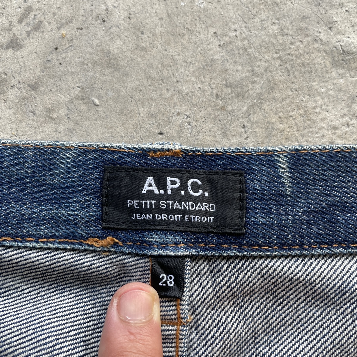 Vintage A.P.C Petit Standard Fly Buttons Denim Jeans Pants - 9