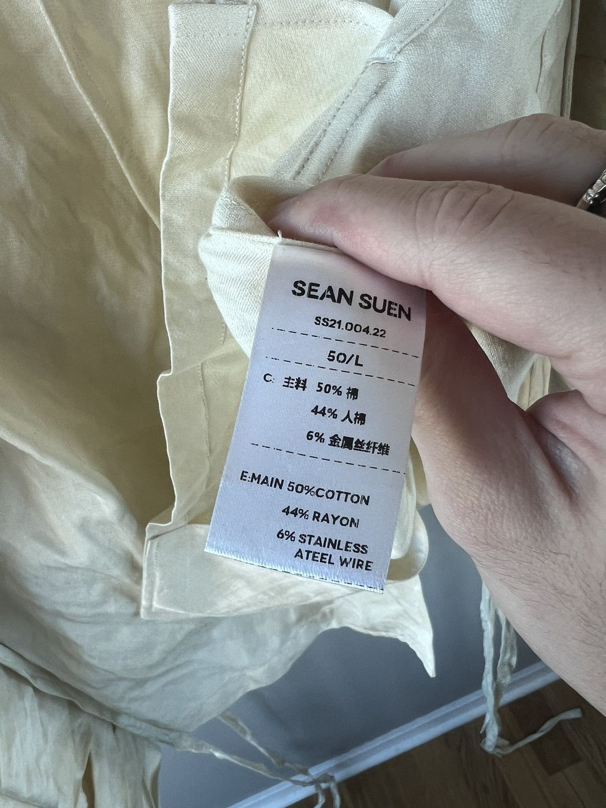 Sean Suen - SS21 Mummy Bondage Shirt - 6