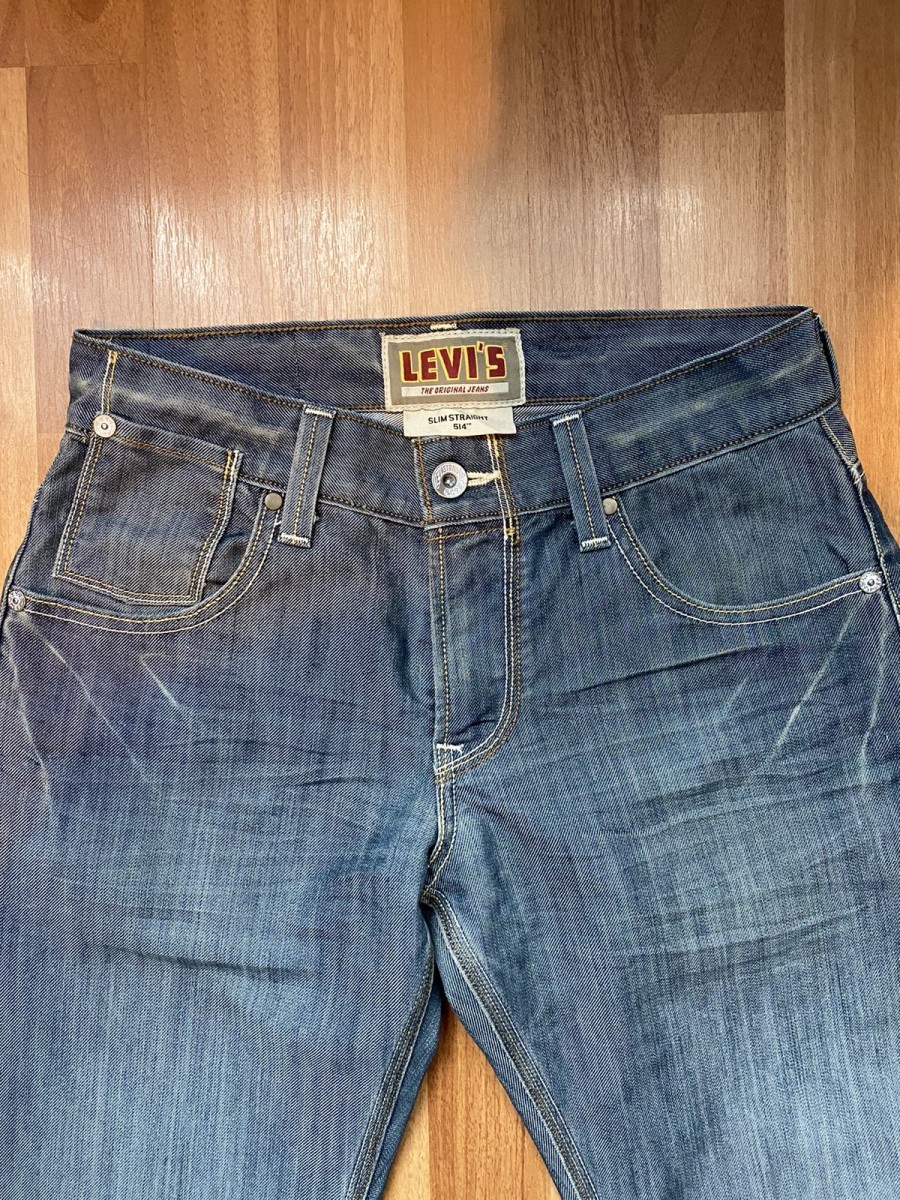 514 slim straight denim jeans - 10