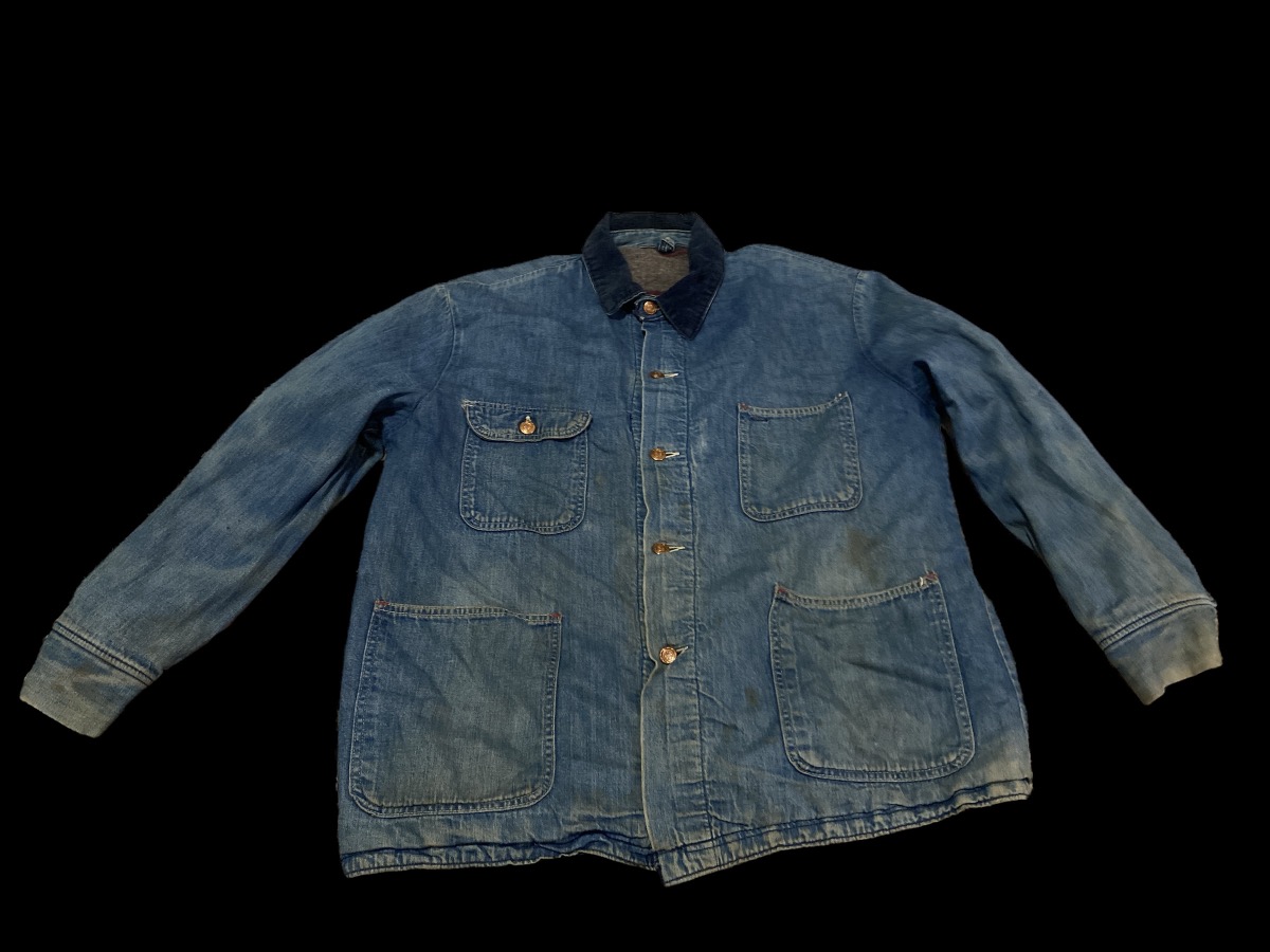 Wrangler - Vintage Blue Indigo wrangler Jean jackets medium sized - 2