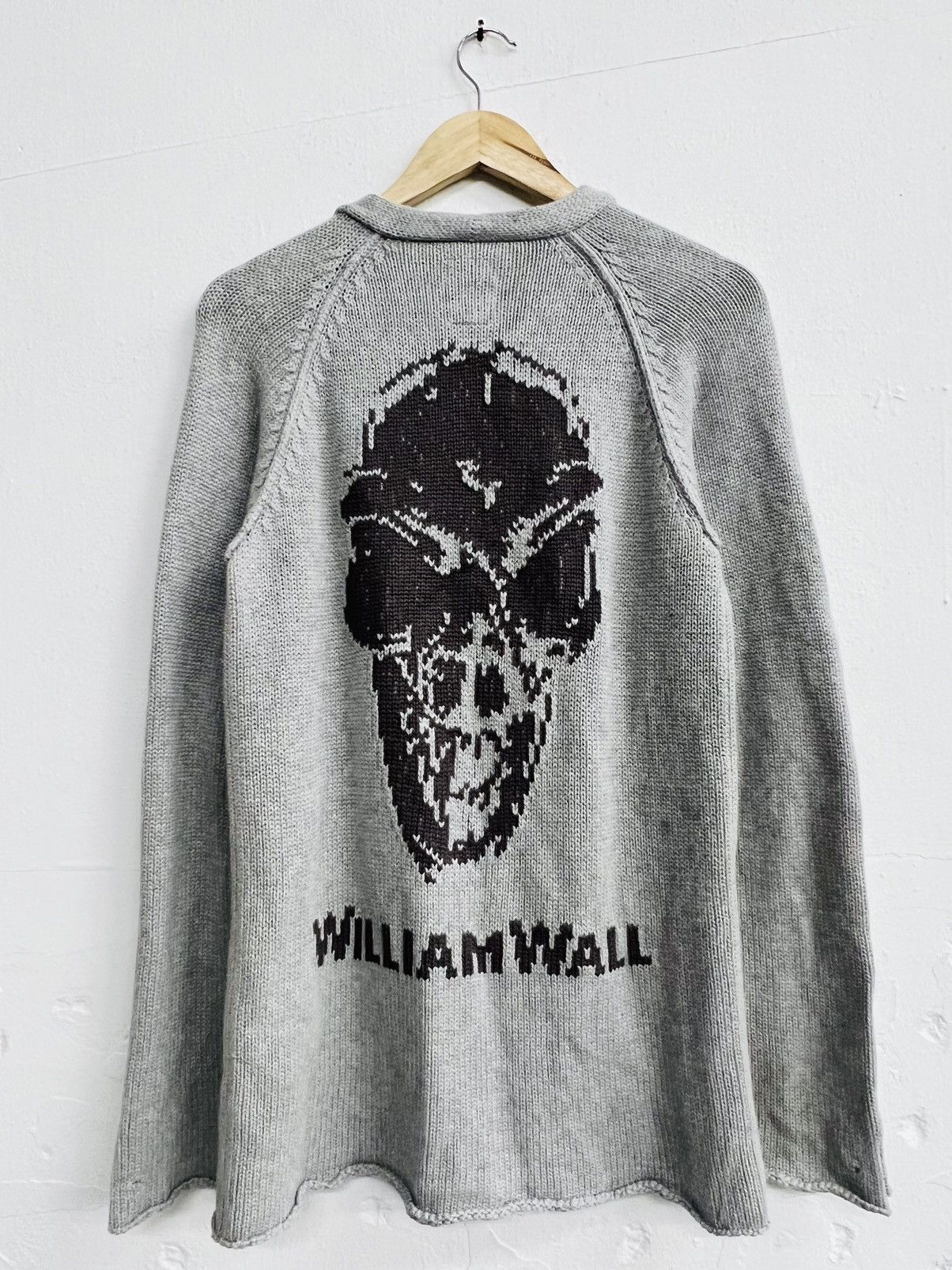 Designer - William Wall Cotton Knit Skulls - 1